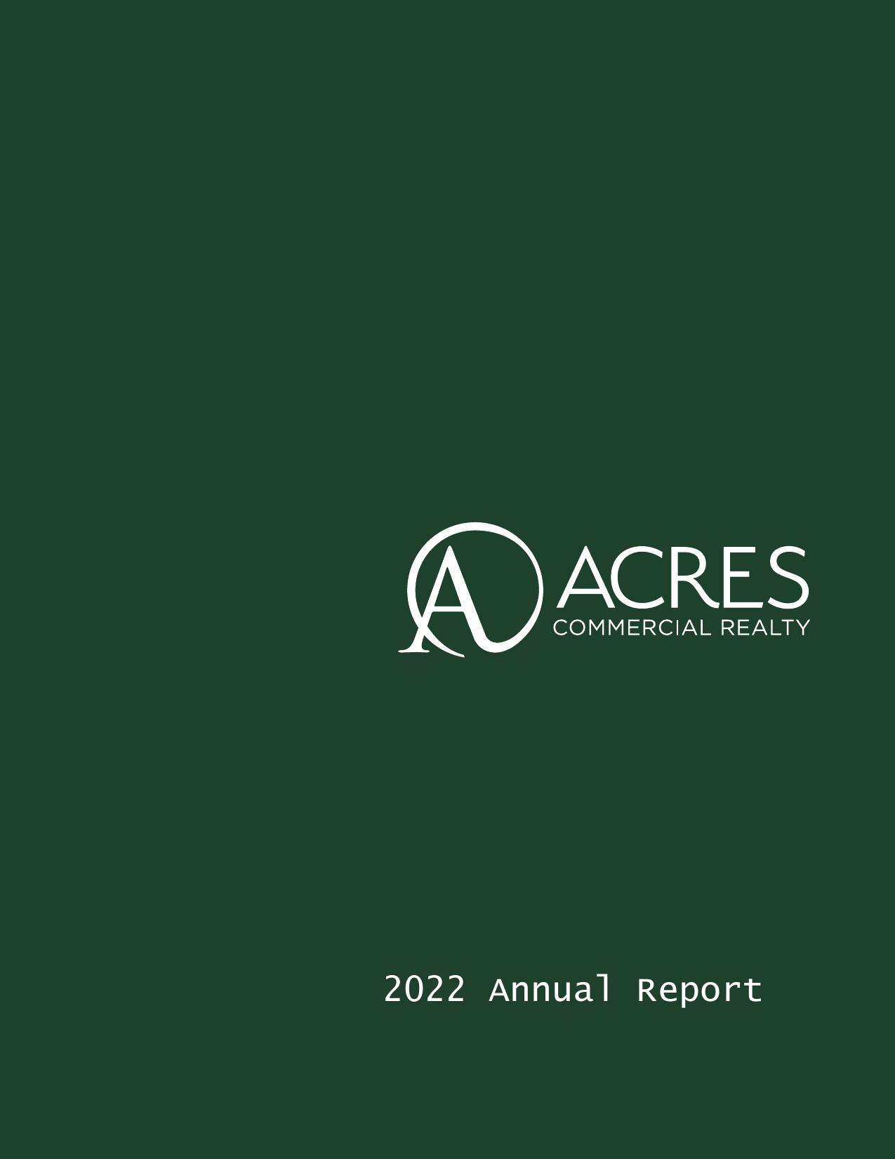 ACRESREIT 2022 Annual Report