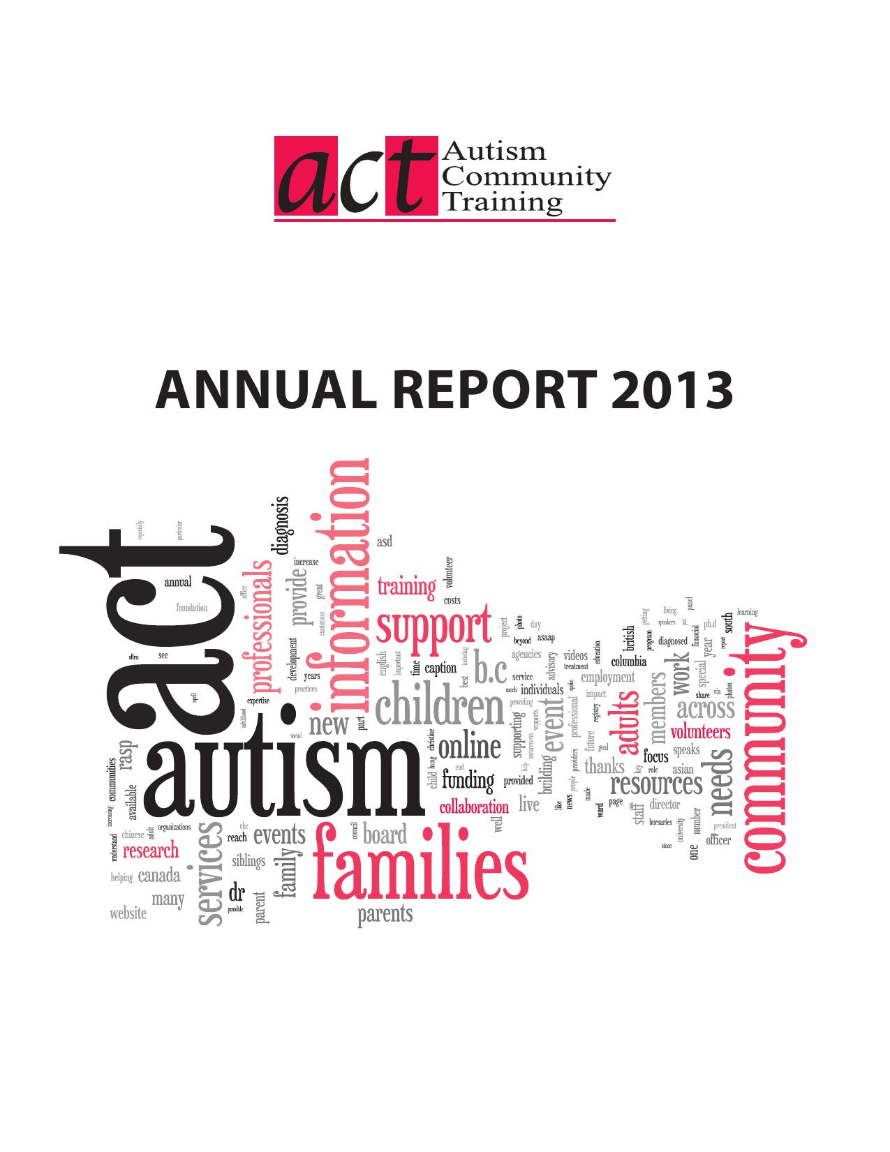 ACTCOMMUNITY Annual Report