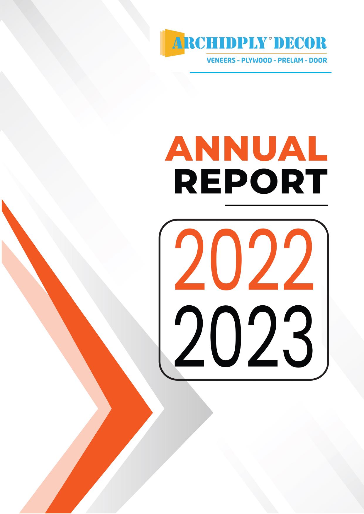 ARCHIDPLYDECOR 2023 Annual Report