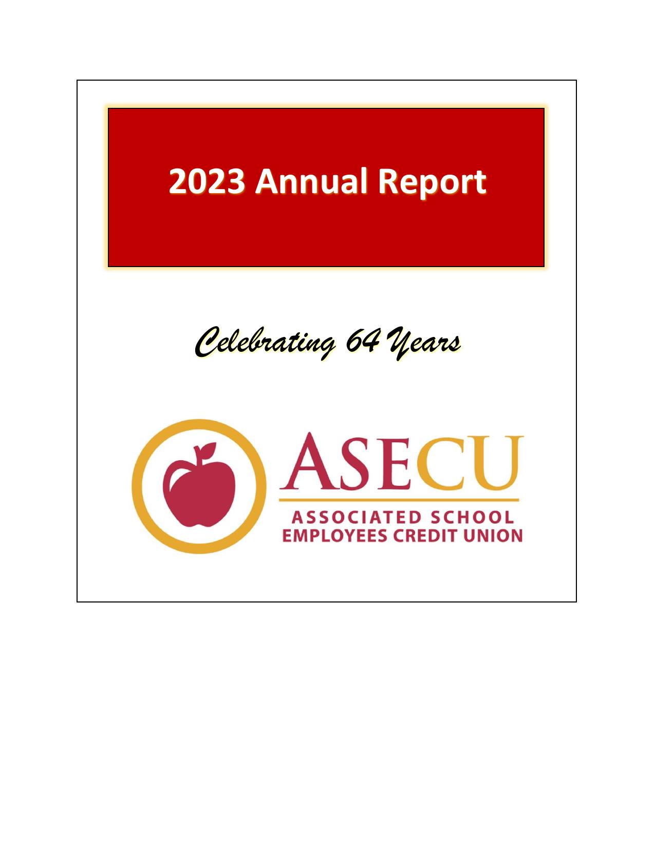 ASECU 2023 Annual Report