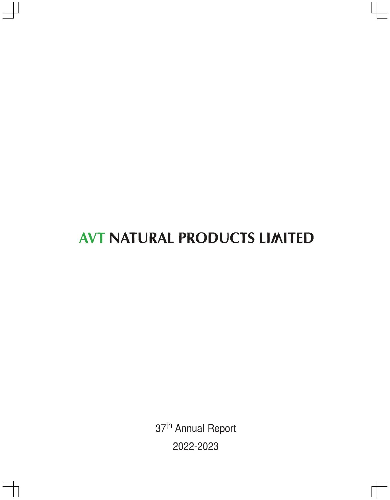 AVTNATURAL 2023 Annual Report
