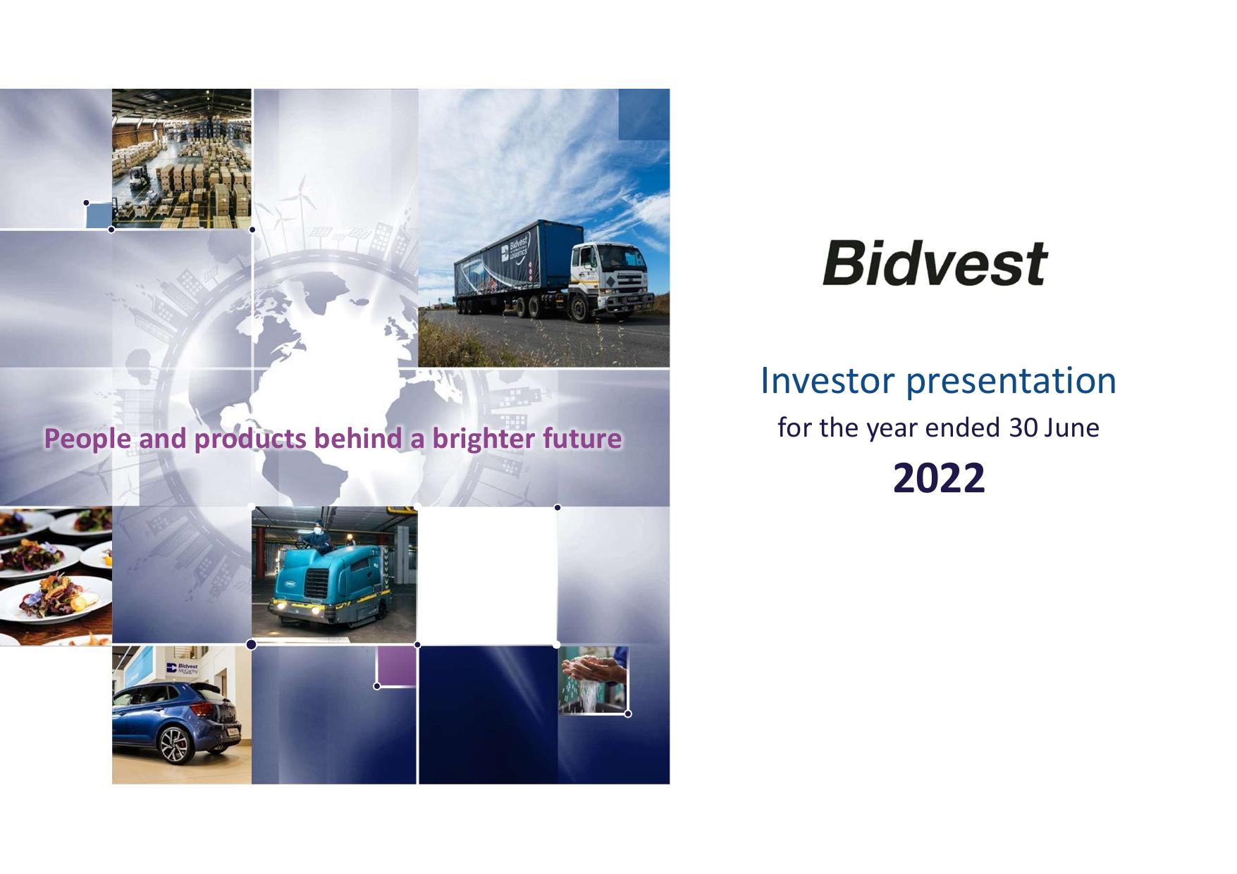 BIDVEST 2022 Annual Report