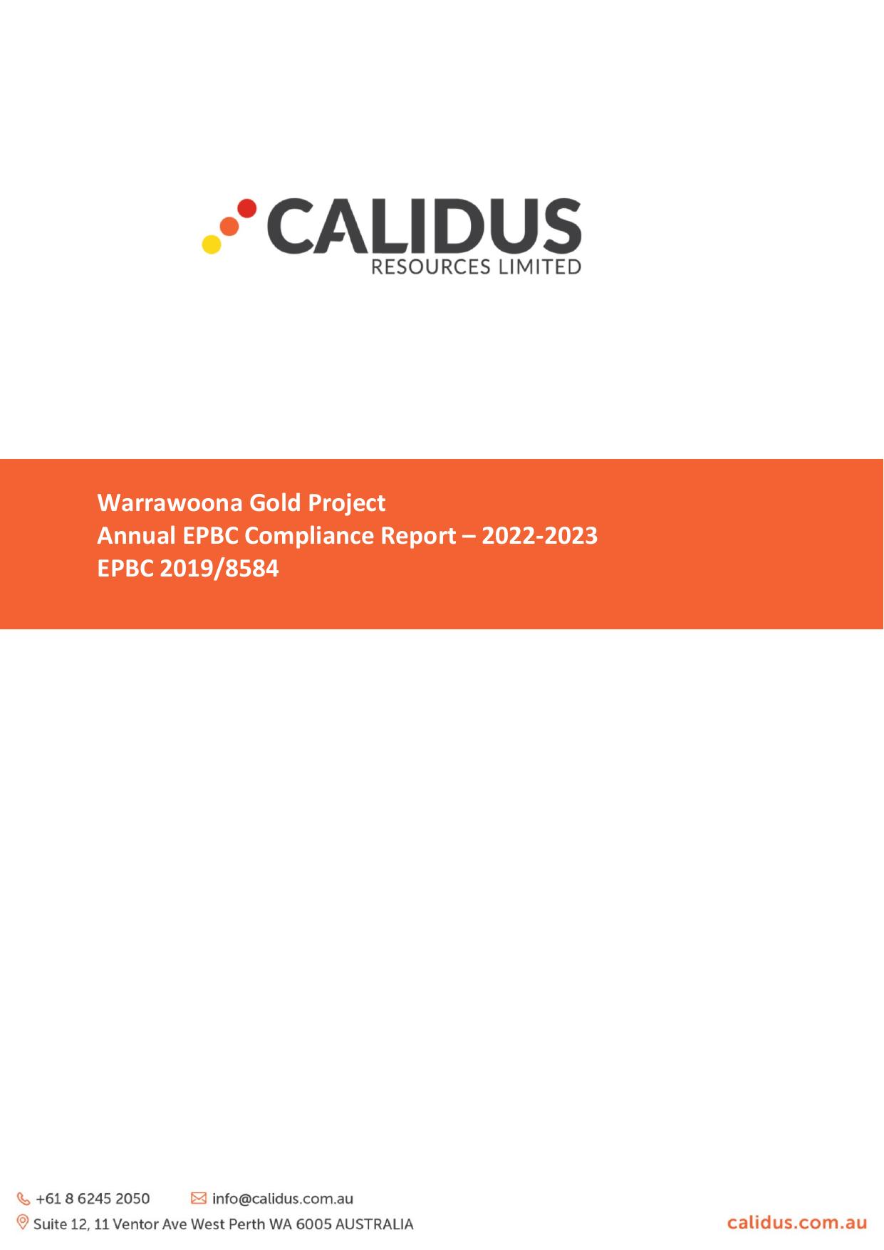 CALIDUS 2023 Annual Report