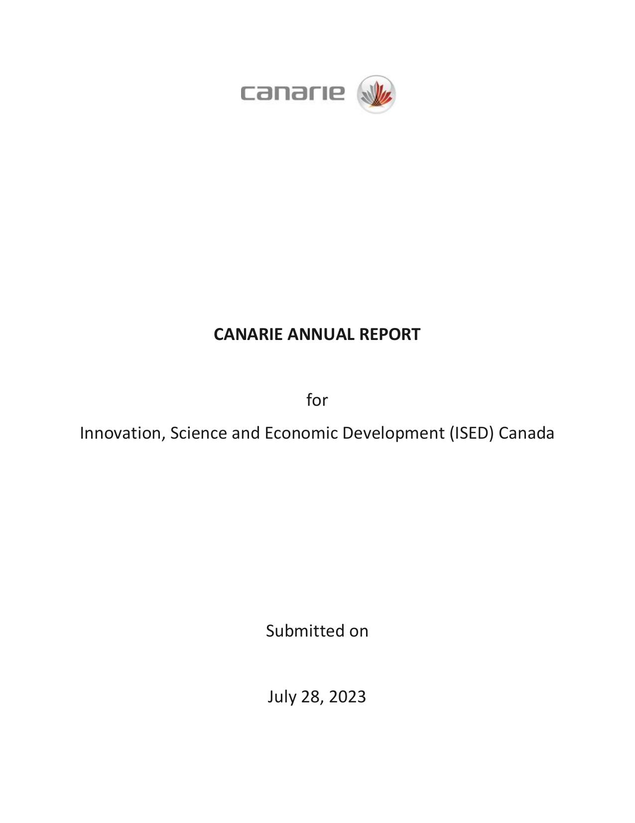 CANARIE 2023 Annual Report