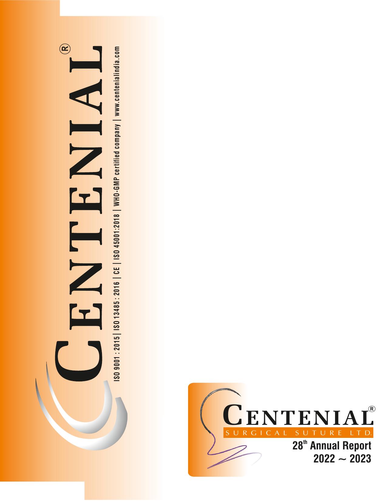 CENTENIALINDIA 2023 Annual Report