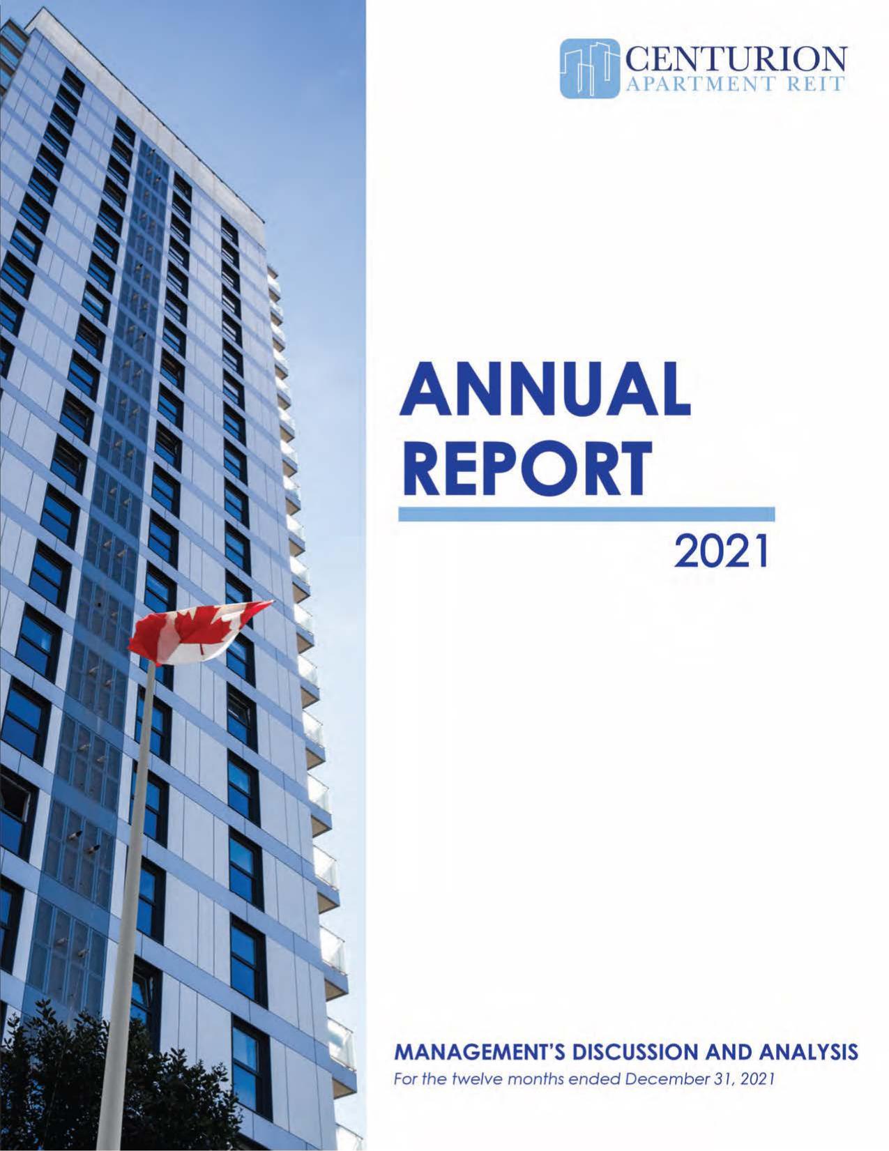 CENTURION 2021 Annual Report