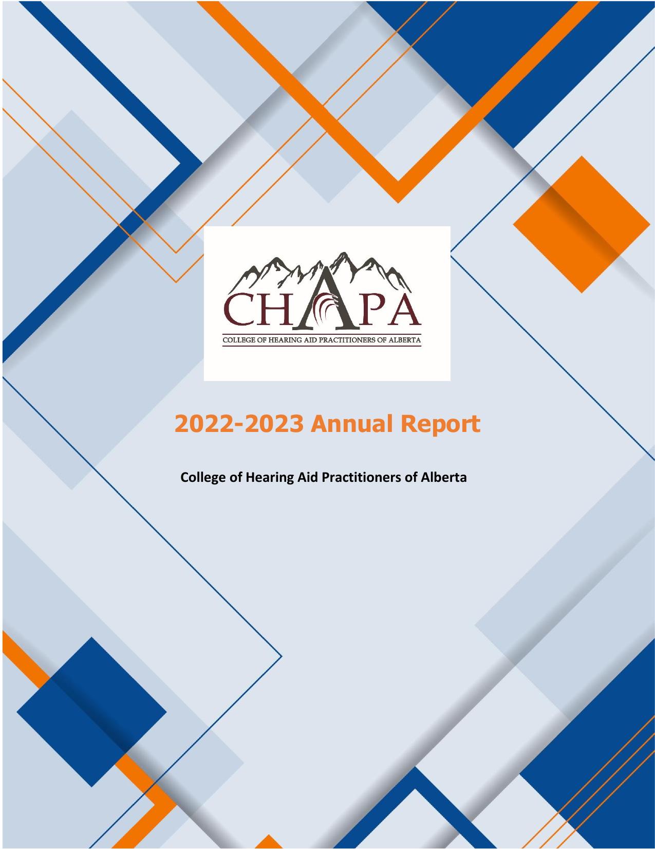 CHAPA 2023 Annual Report