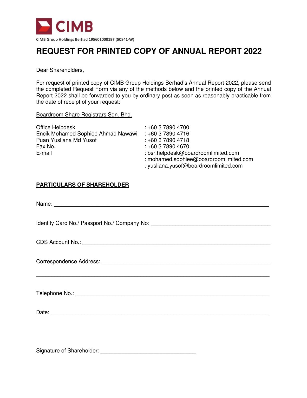 CIMB 2023 Annual Report