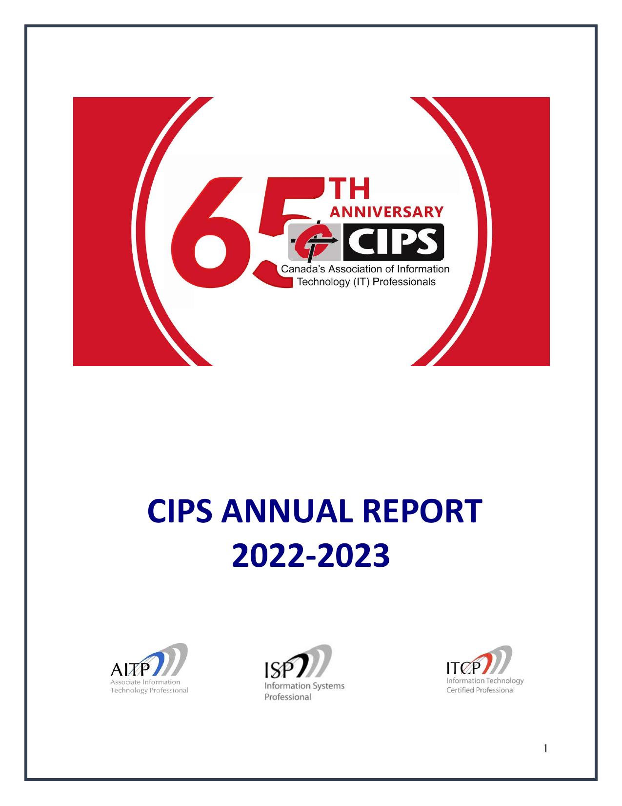 CIPS 2023 Annual Report
