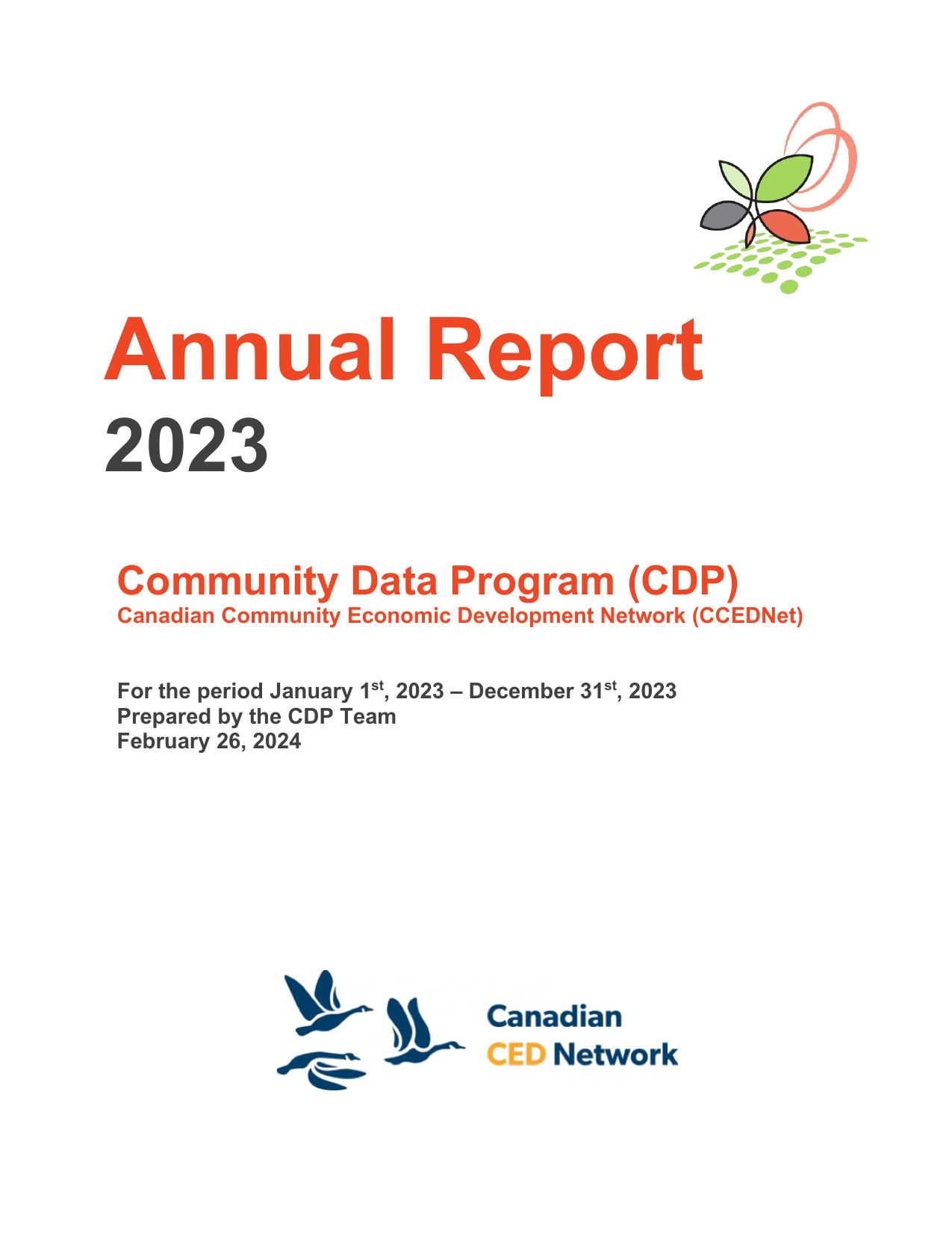 COMMUNITYDATA 2023 Annual Report