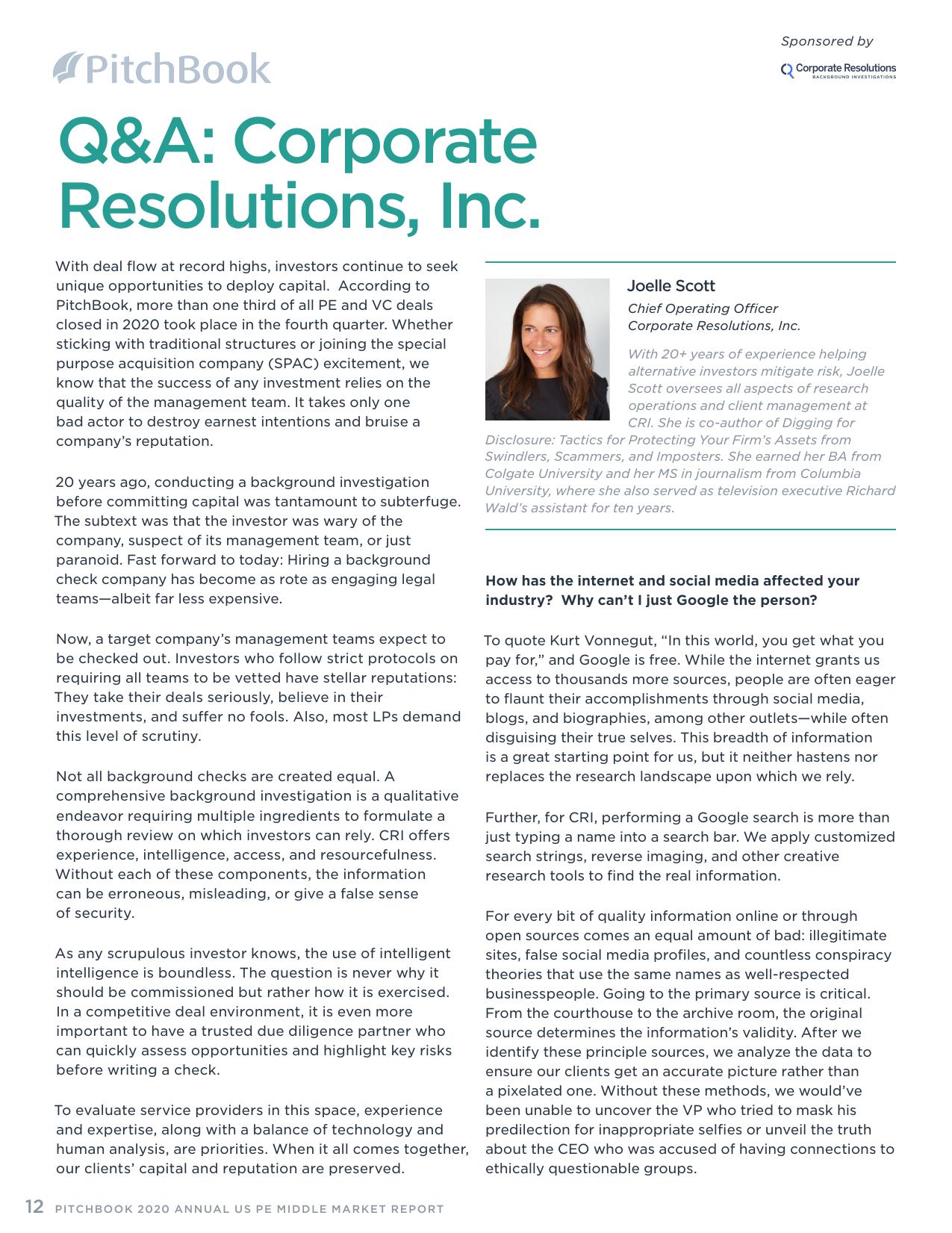 CORPORATERESOLUTIONS 2021 Annual Report