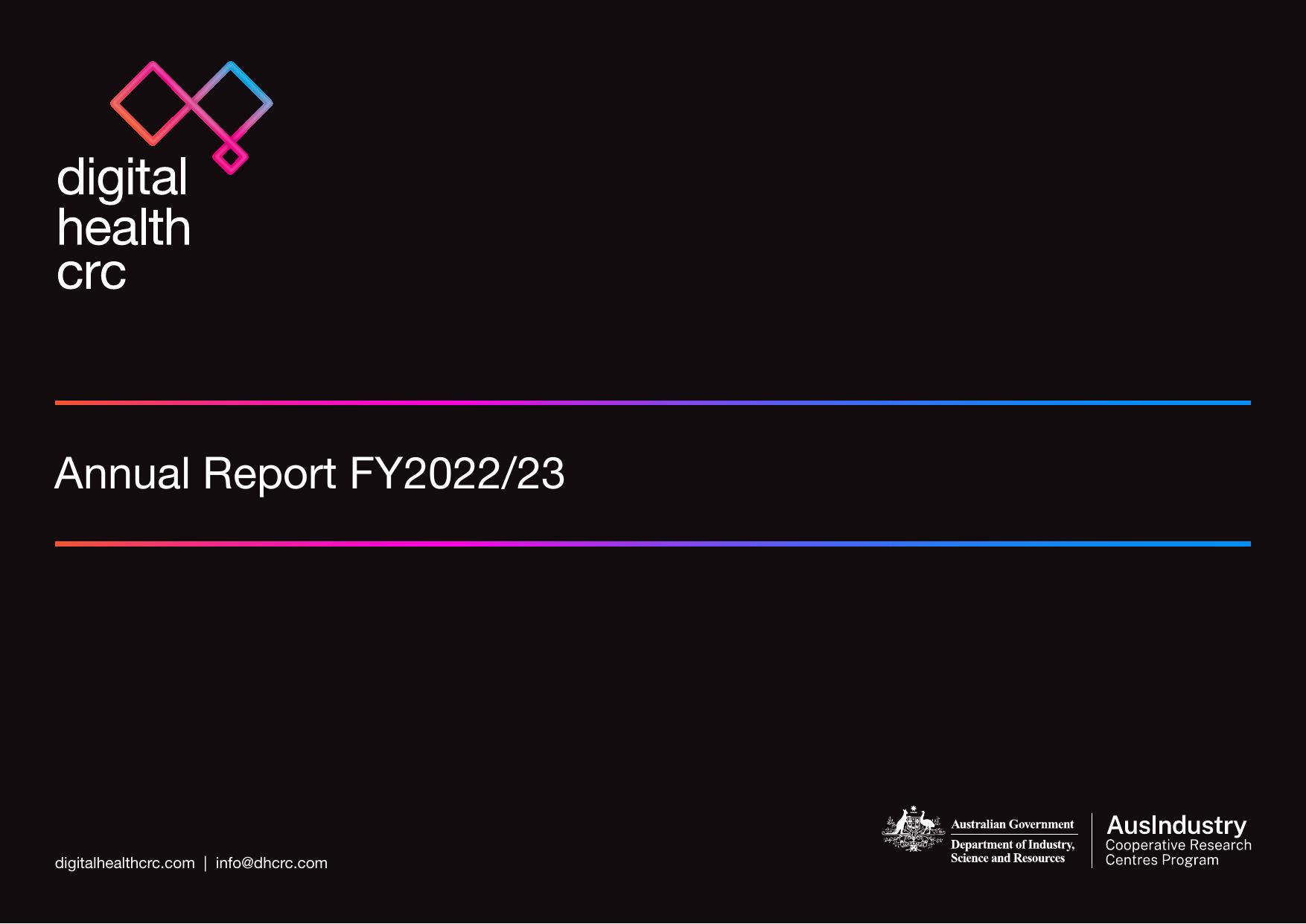 DIGITALHEALTHCRC 2023 Annual Report