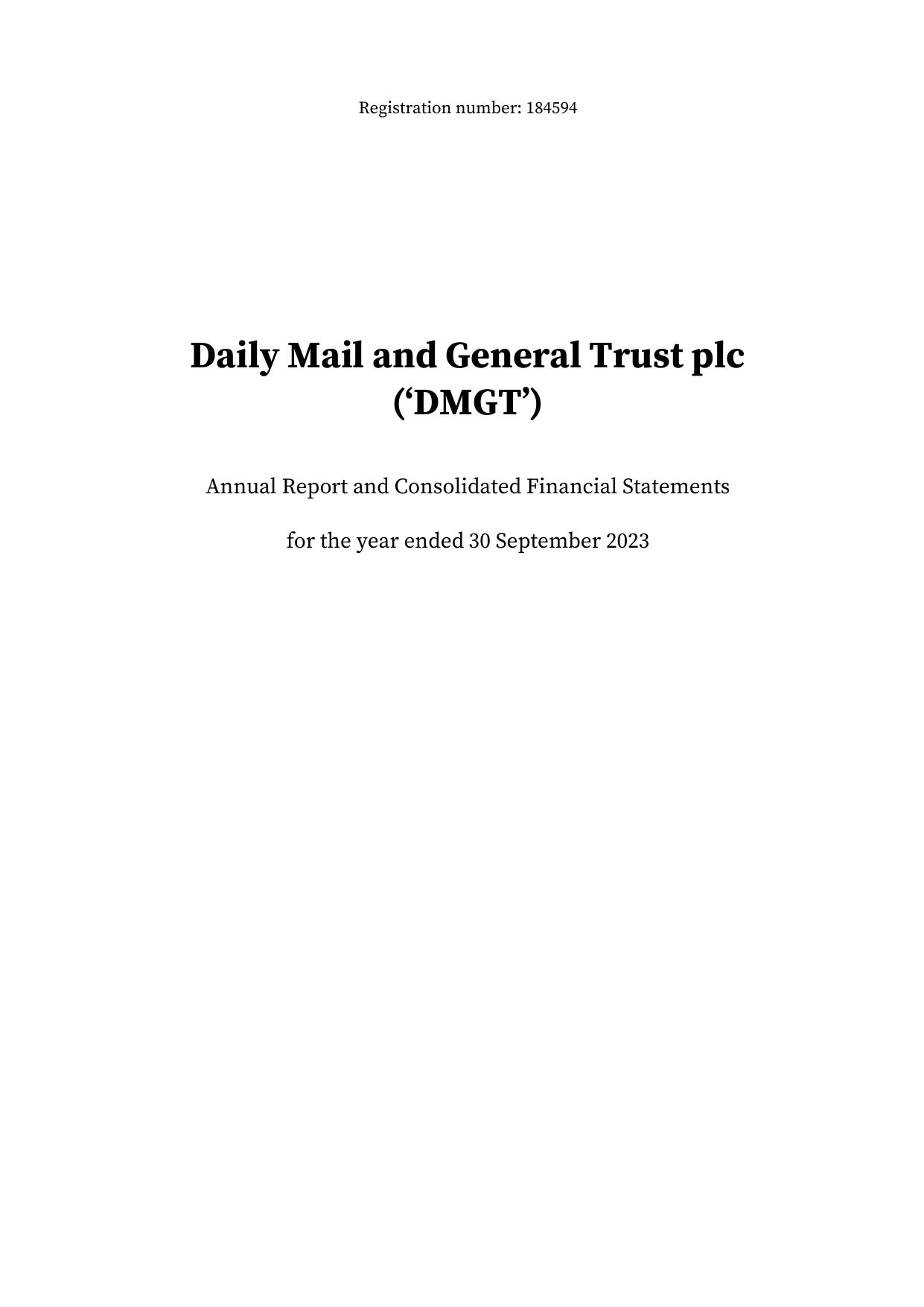 DMGT 2023 Annual Report