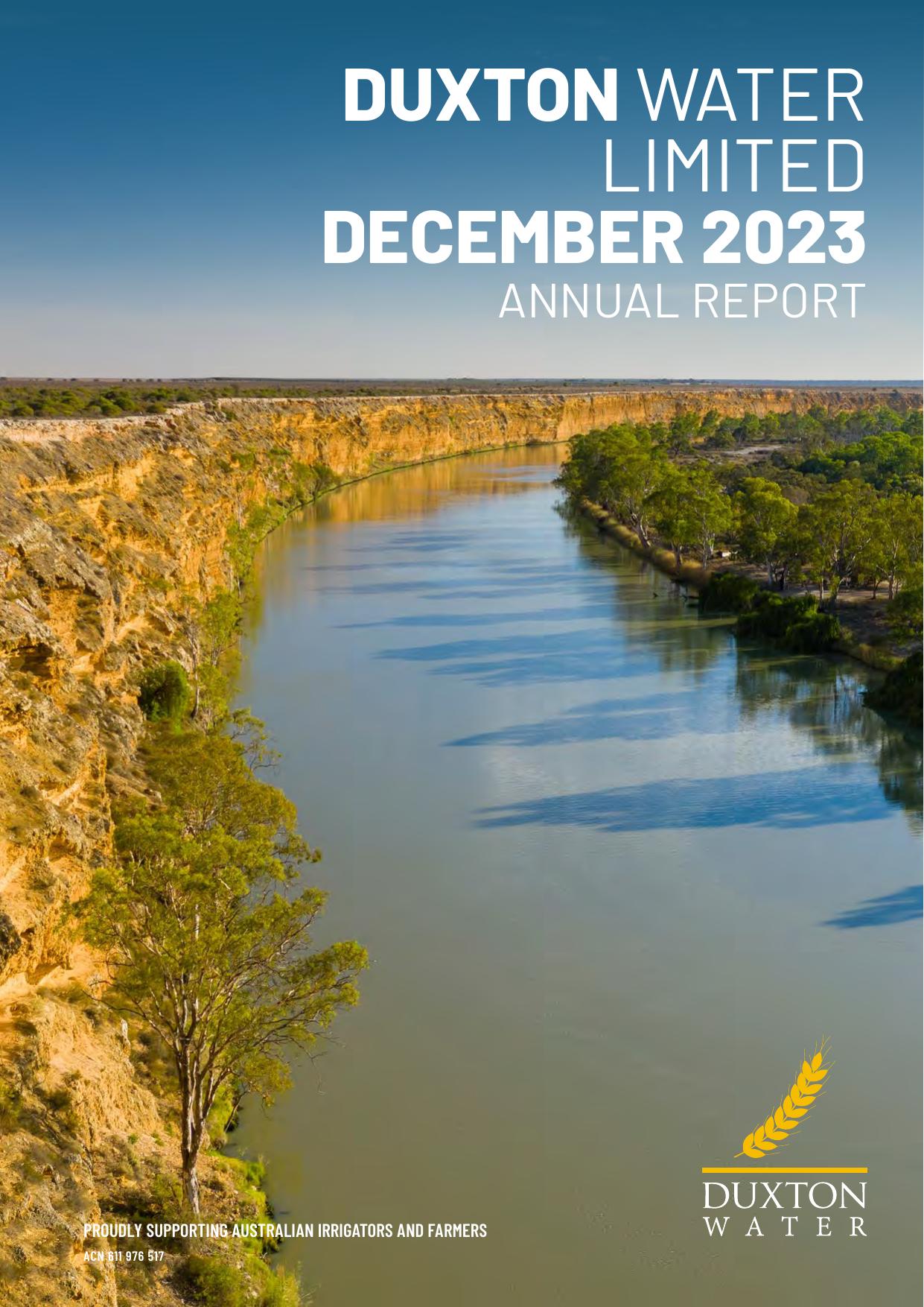DUXTONWATER 2023 Annual Report