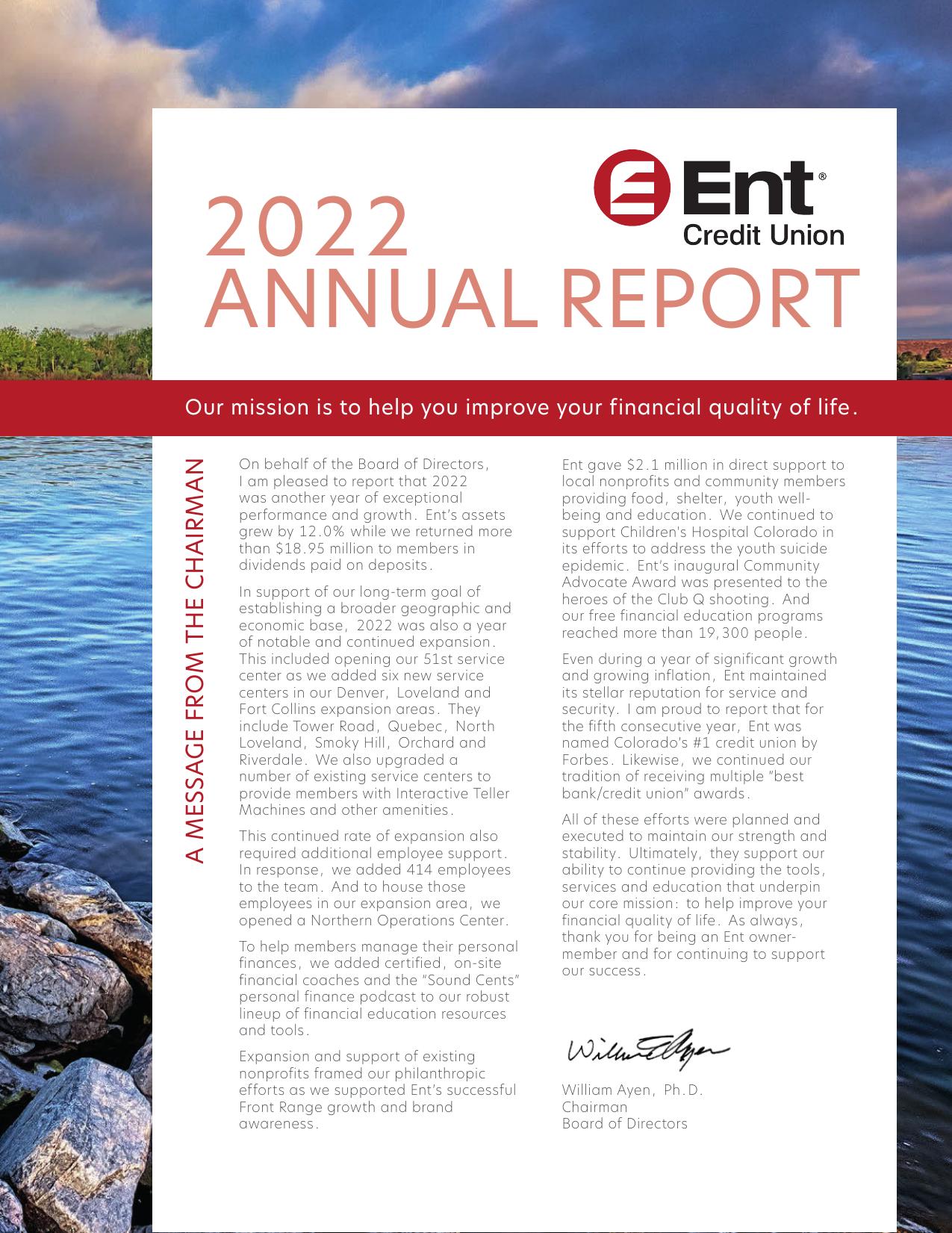 ENT 2022 Annual Report