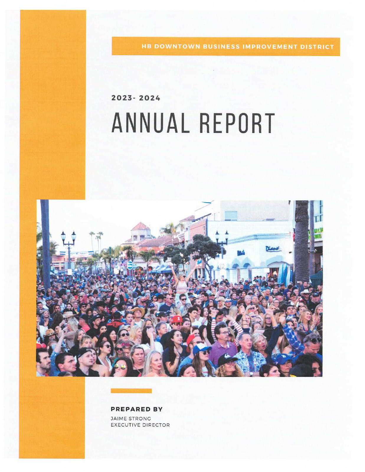 HBDOWNTOWN 2024 Annual Report