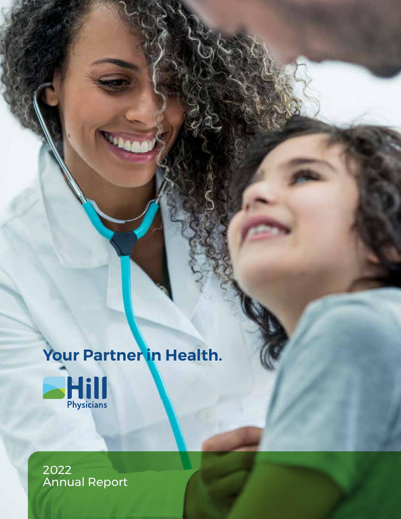 HILLPHYSICIANS 2023 Annual Report