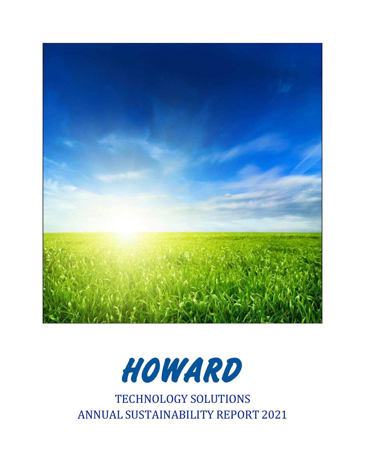 HOWARDCOMPUTERS 2022 Annual Report