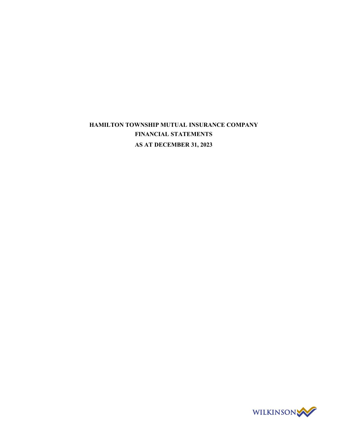 HTMINSURANCE 2023 Annual Report