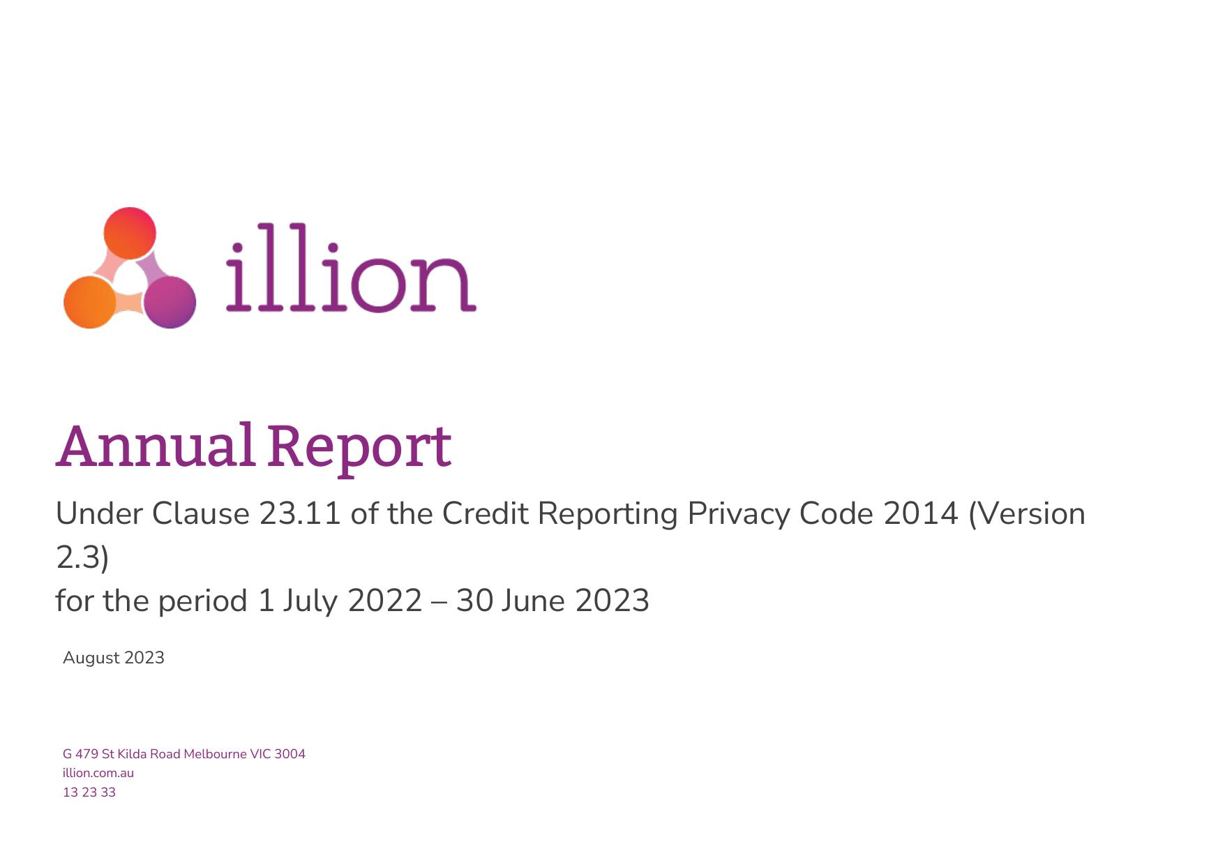 ILLION 2023 Annual Report