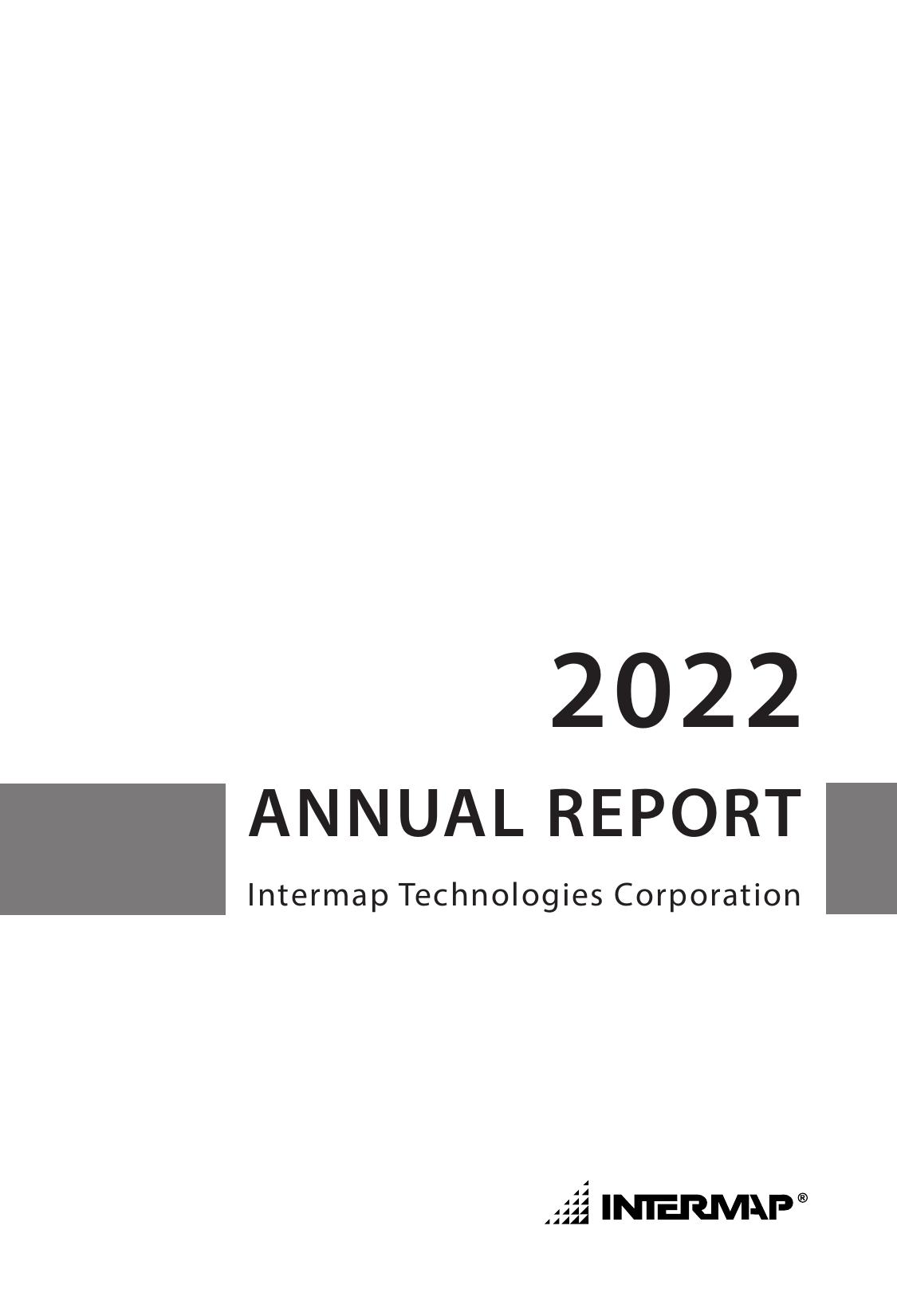 INTERMAP 2022 Annual Report
