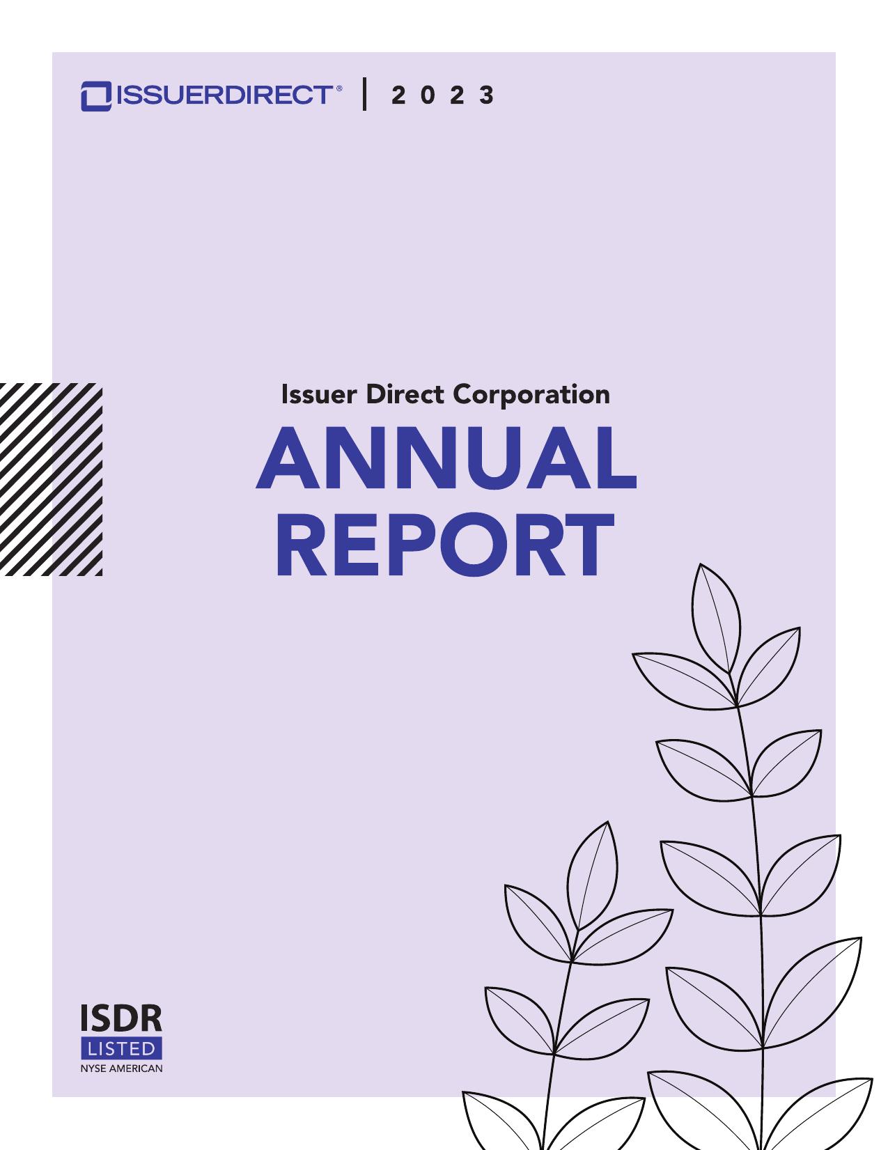 ISSUERDIRECT Annual Report