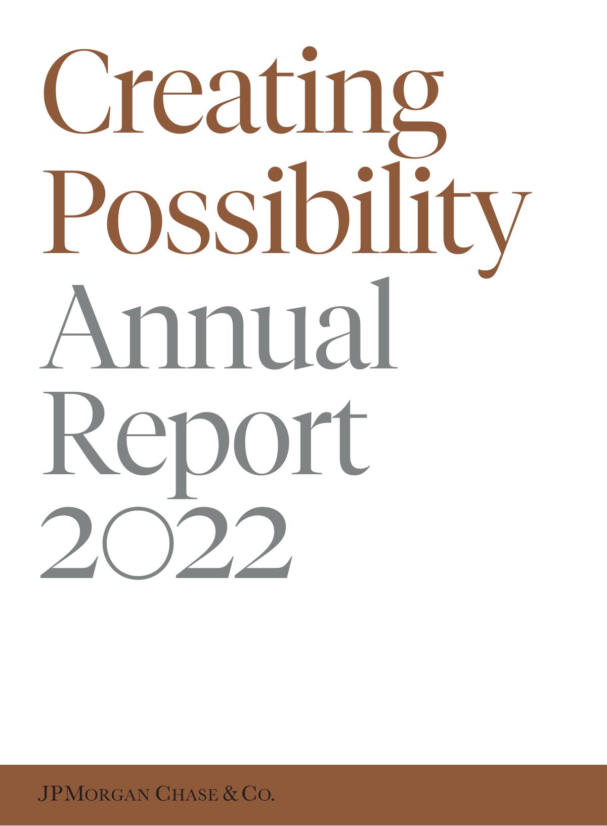 JPMORGANCHASE 2022 Annual Report