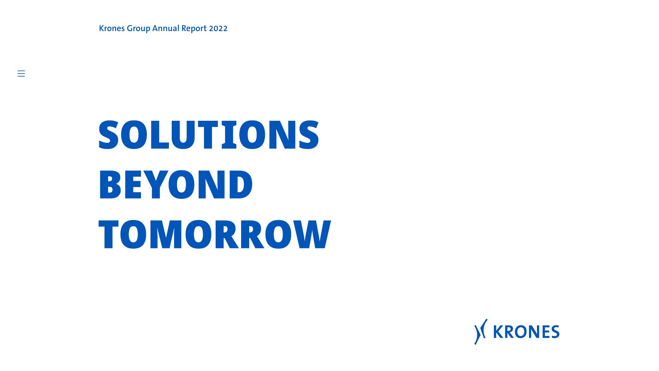 KRONES 2022 Annual Report
