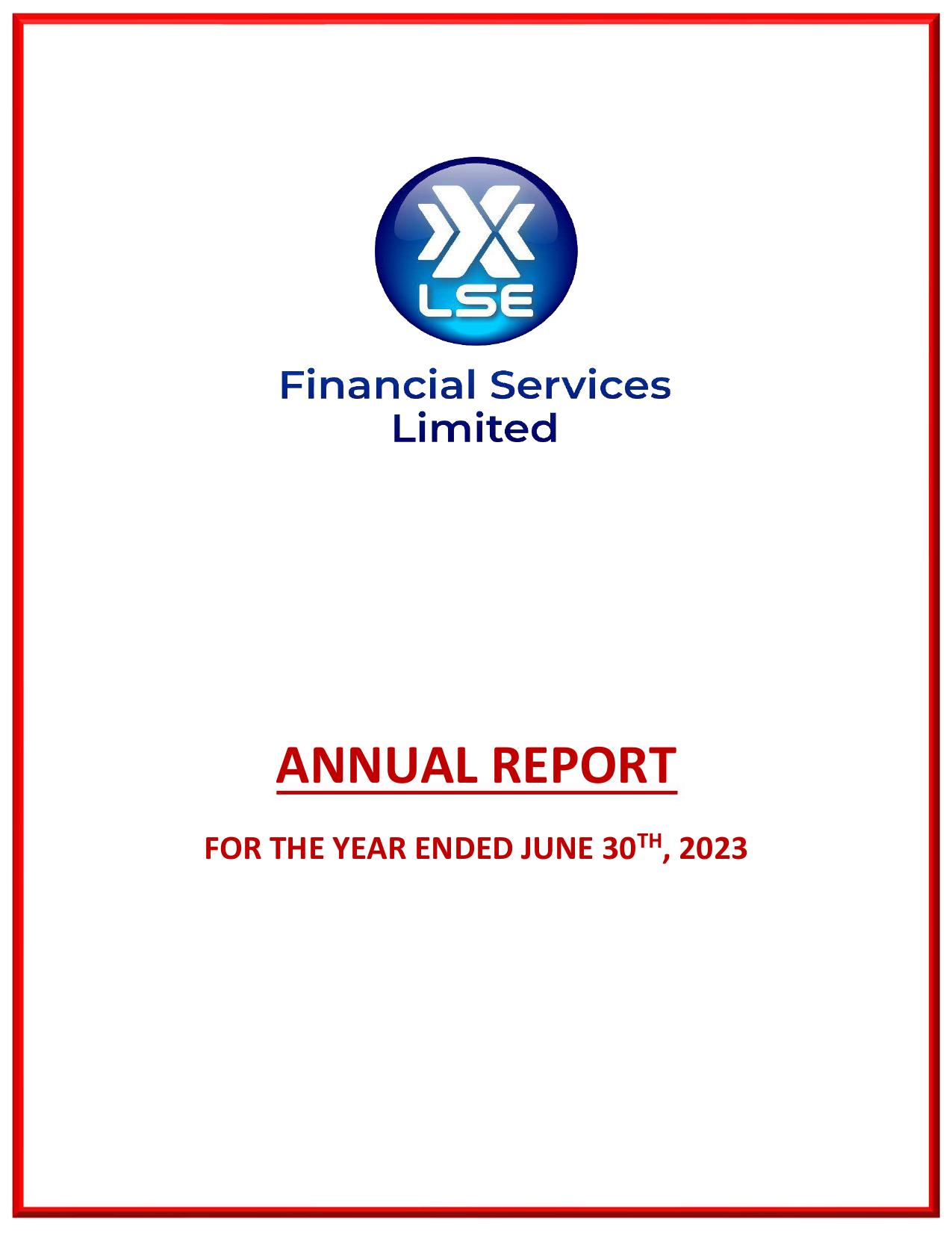 LSE.COM.PK 2023 Annual Report