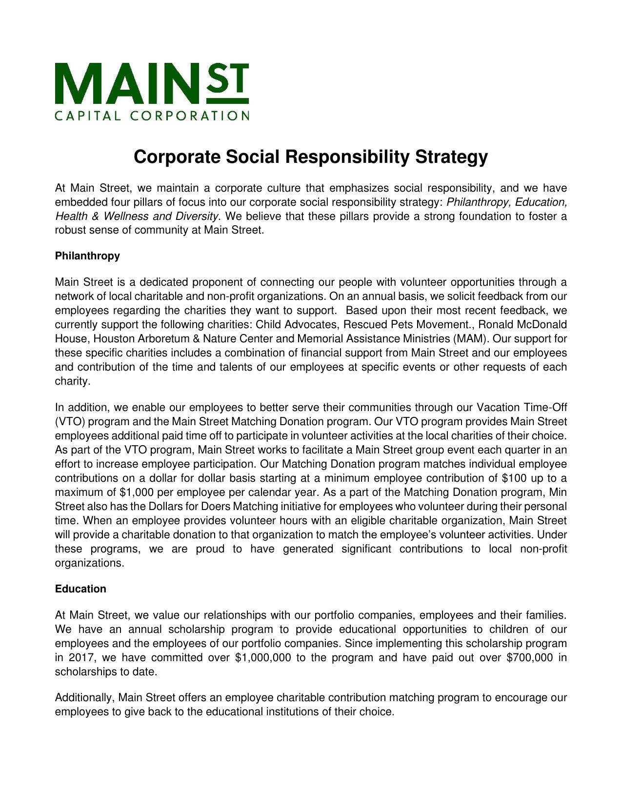 2023 Corporate social responsibility Report