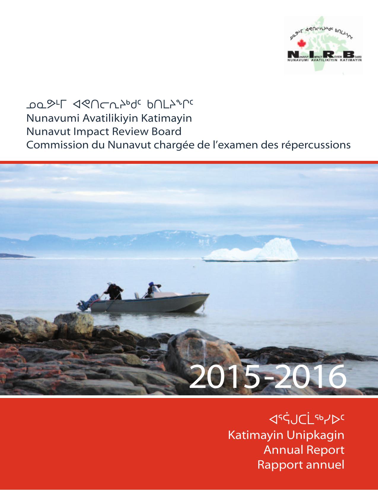 NIRB Annual Report