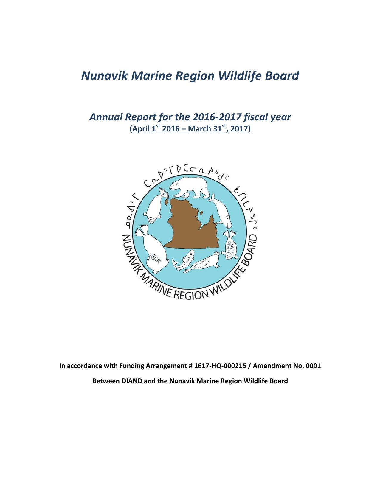 NMRWB Annual Report