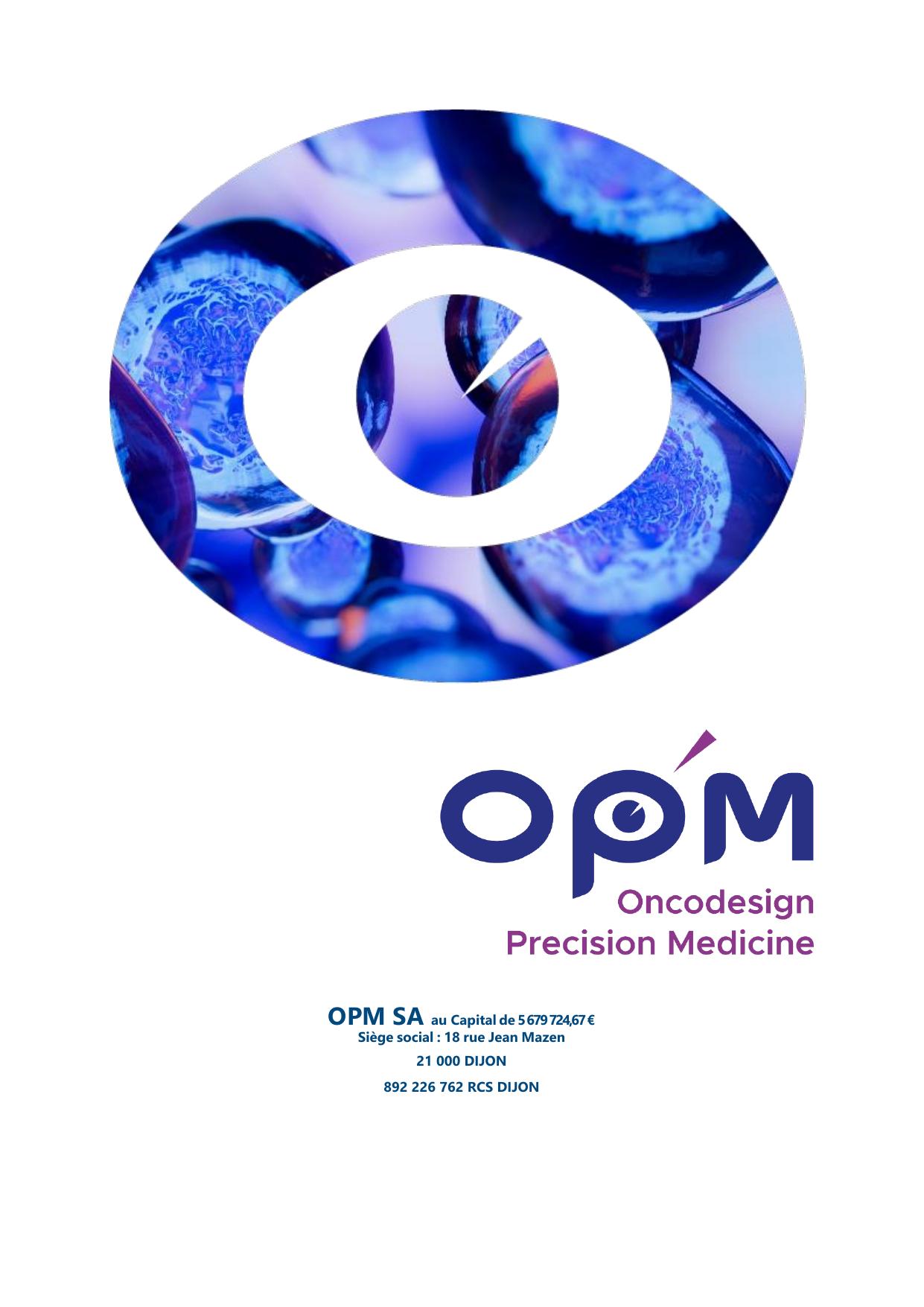 ONCODESIGN 2023 Annual Report