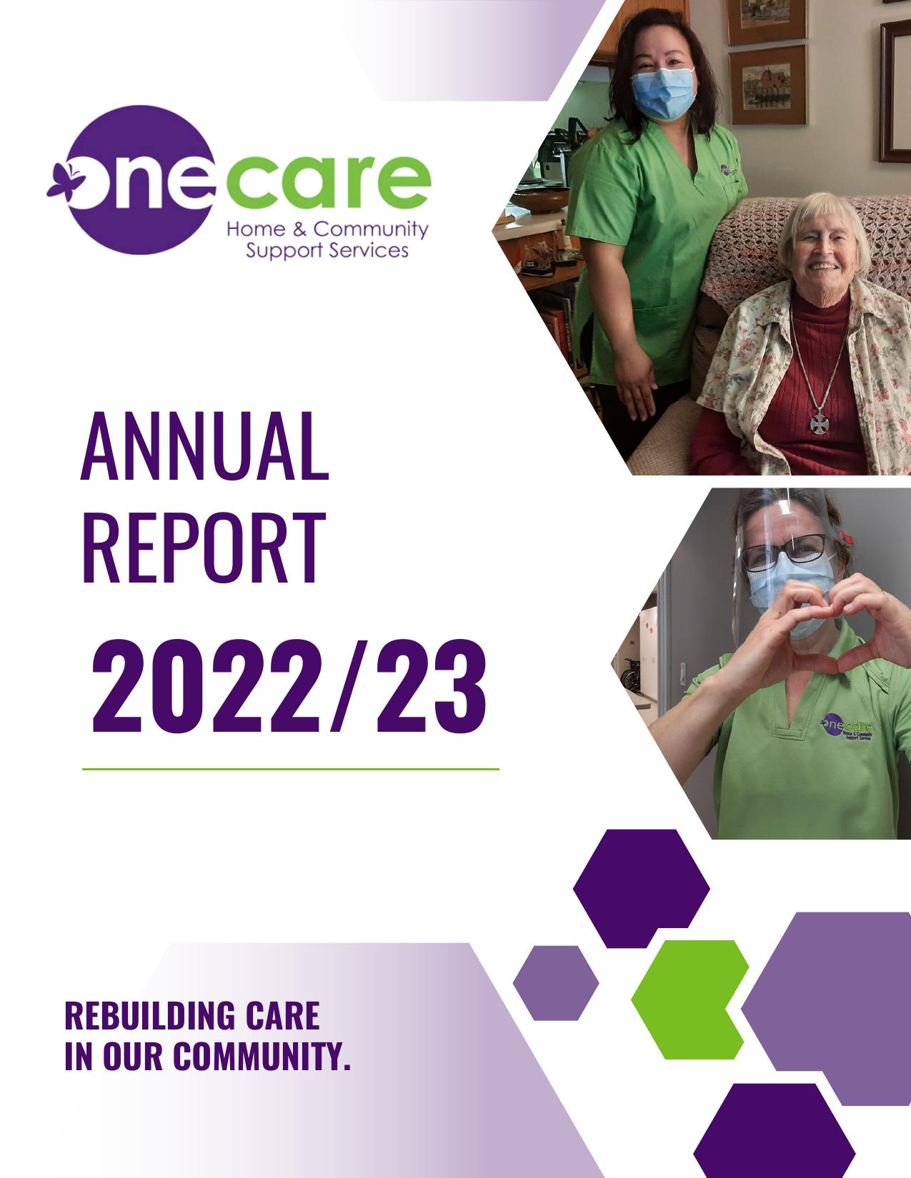 ONECARESUPPORT 2023 Annual Report