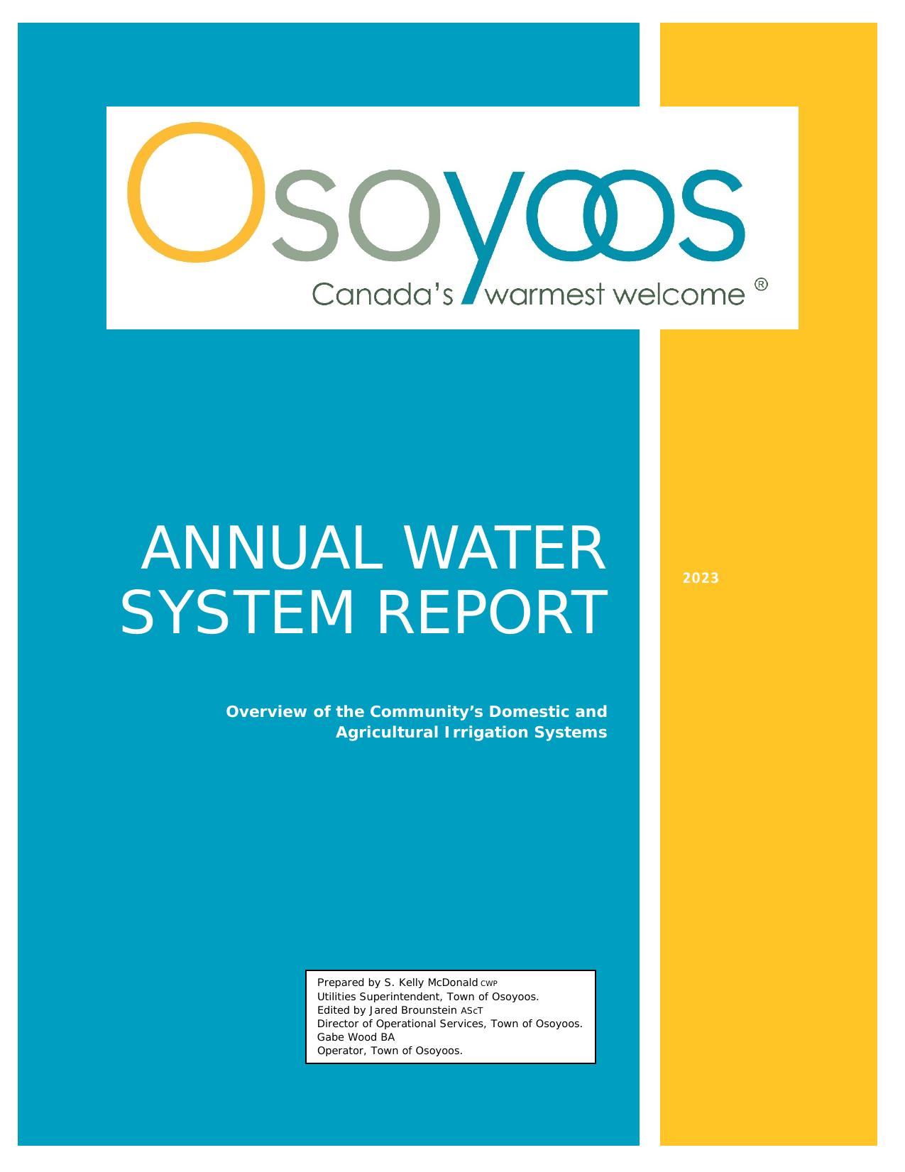 OSOYOOS 2024 Annual Report