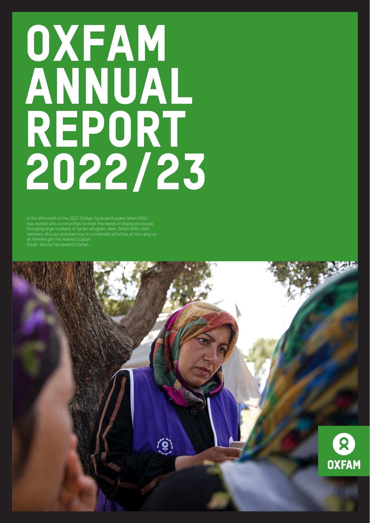OXFAM.ORG.UK 2022 Annual Report