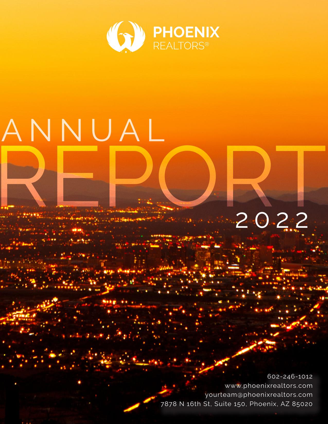 PHOENIXREALTORS 2022 Annual Report