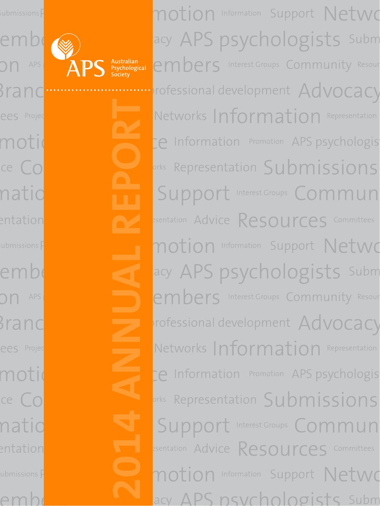 PSYCHOLOGY.ORG Annual Report