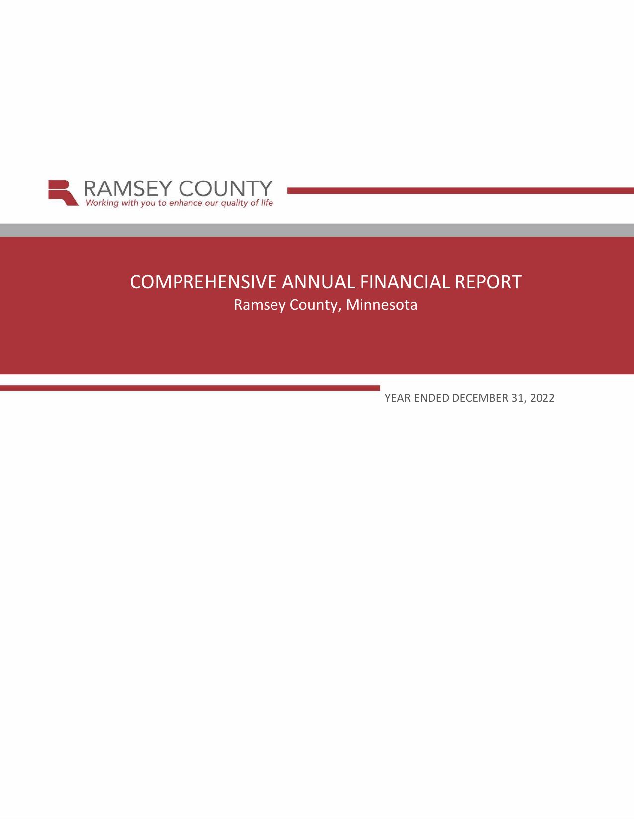 RAMSEYCOUNTY 2022 Annual Report