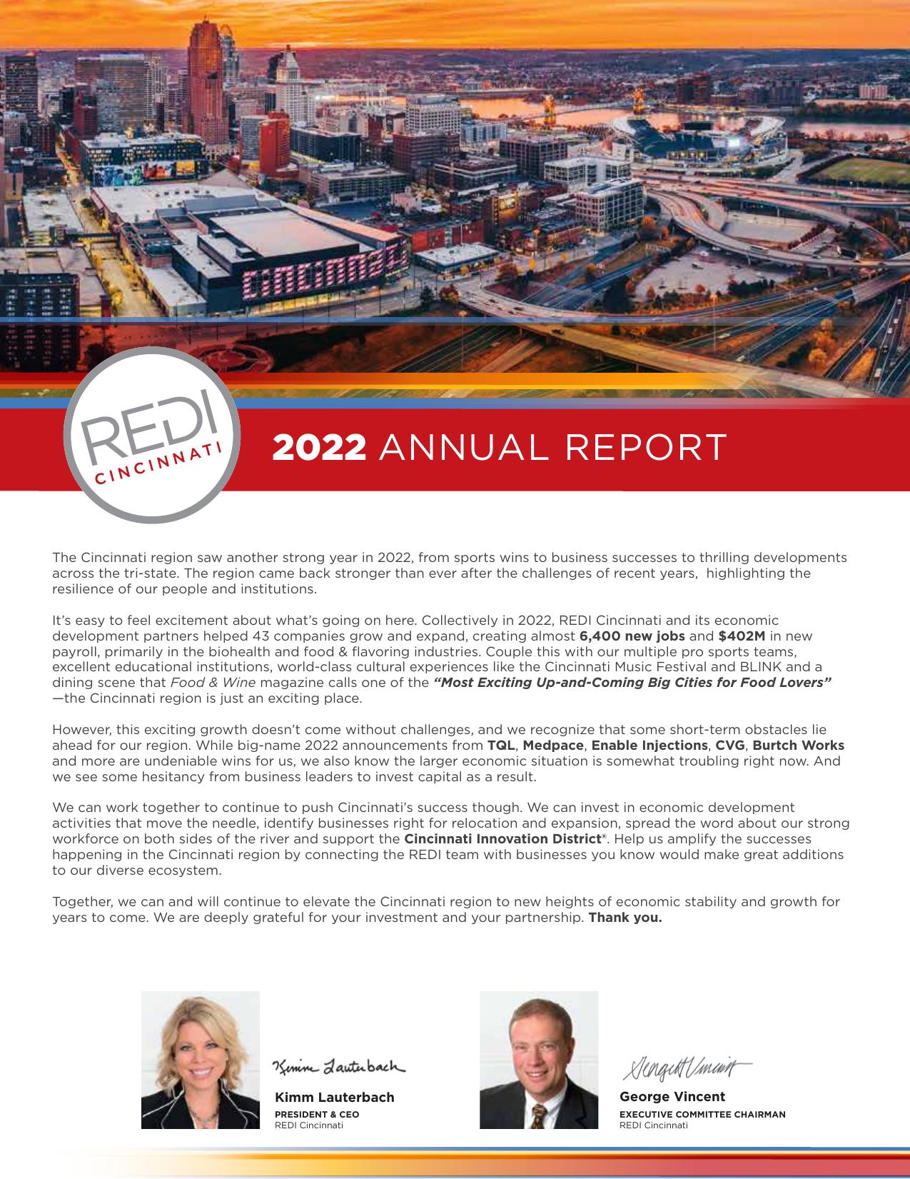 REDICINCINNATI 2023 Annual Report