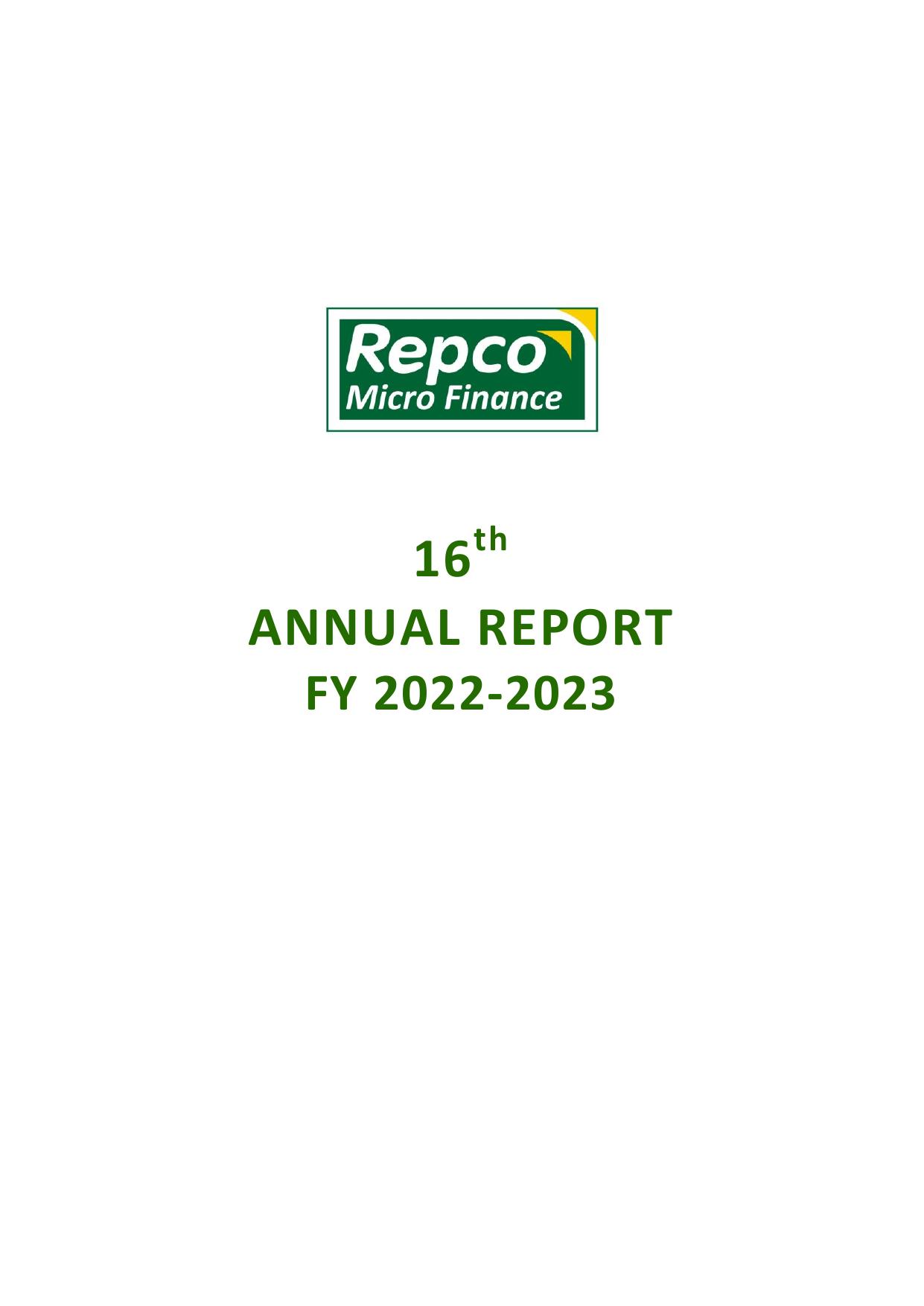REPCOMICROFIN 2023 Annual Report