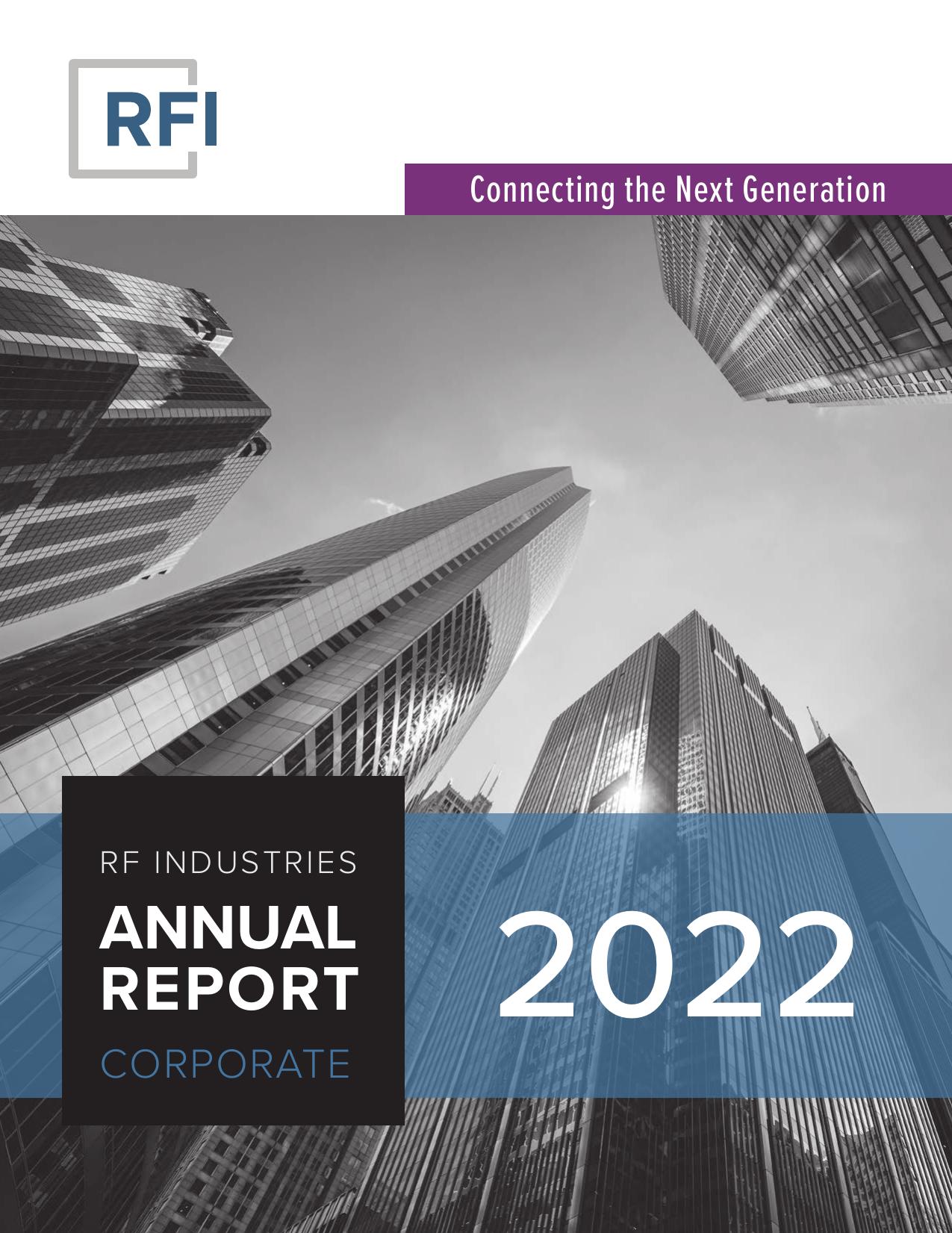RFINDUSTRIES 2023 Annual Report