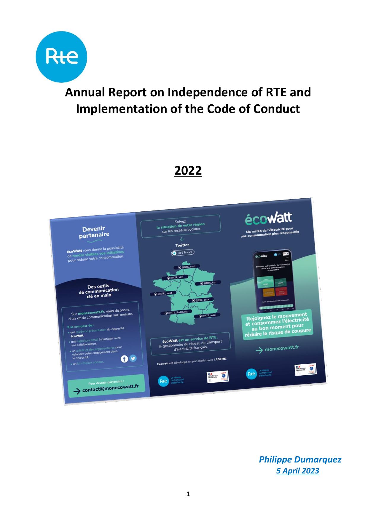 SERVICES-RTE 2022 Annual Report