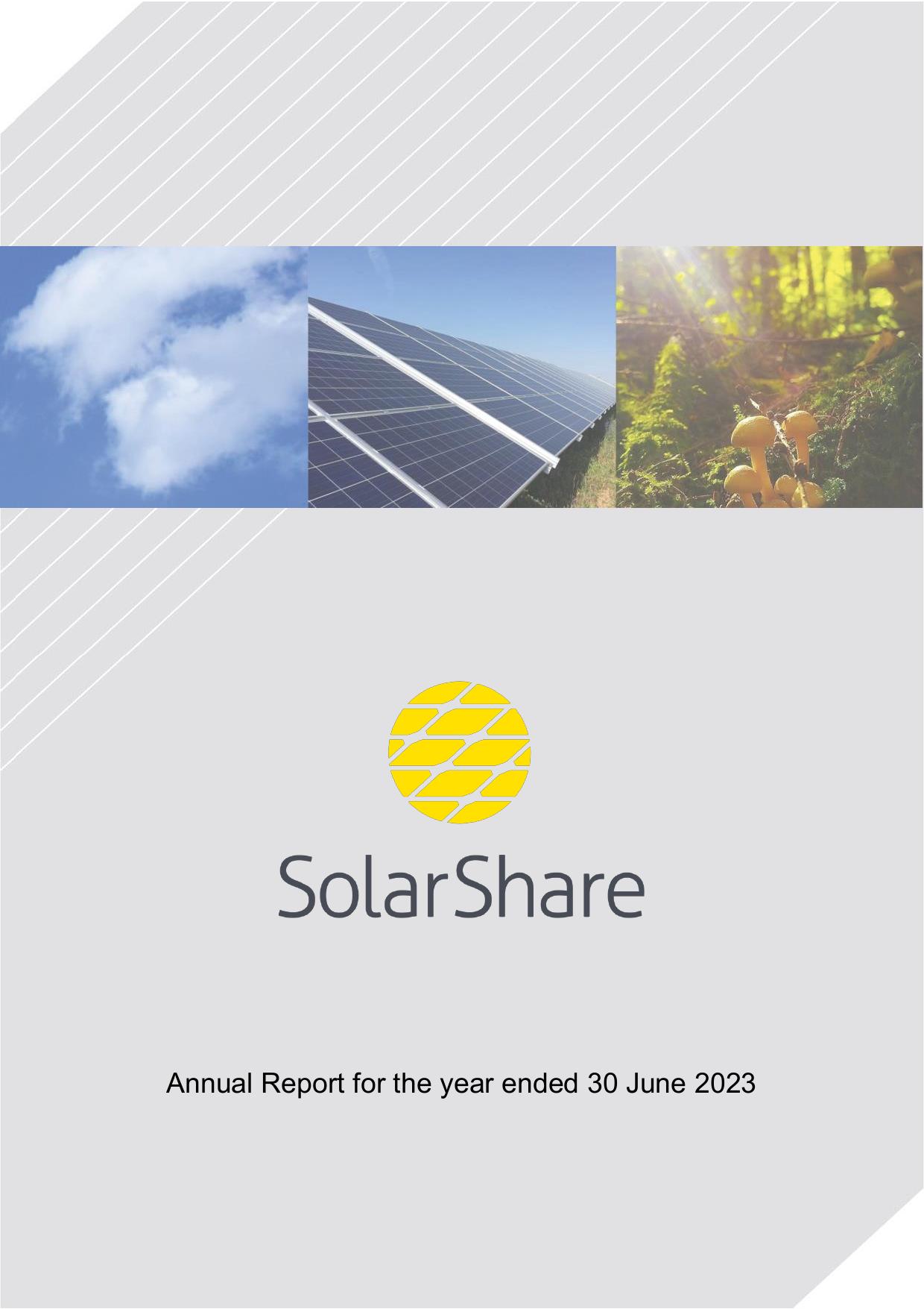 SOLARSHARE 2023 Annual Report