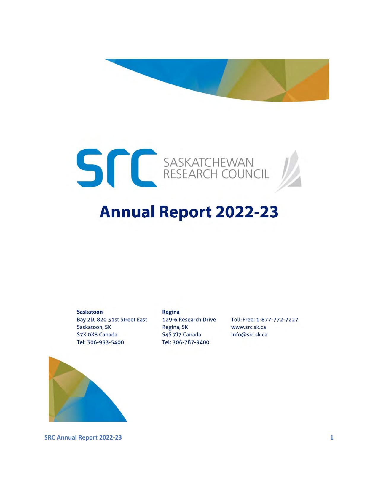 SRC.SK 2022 Annual Report