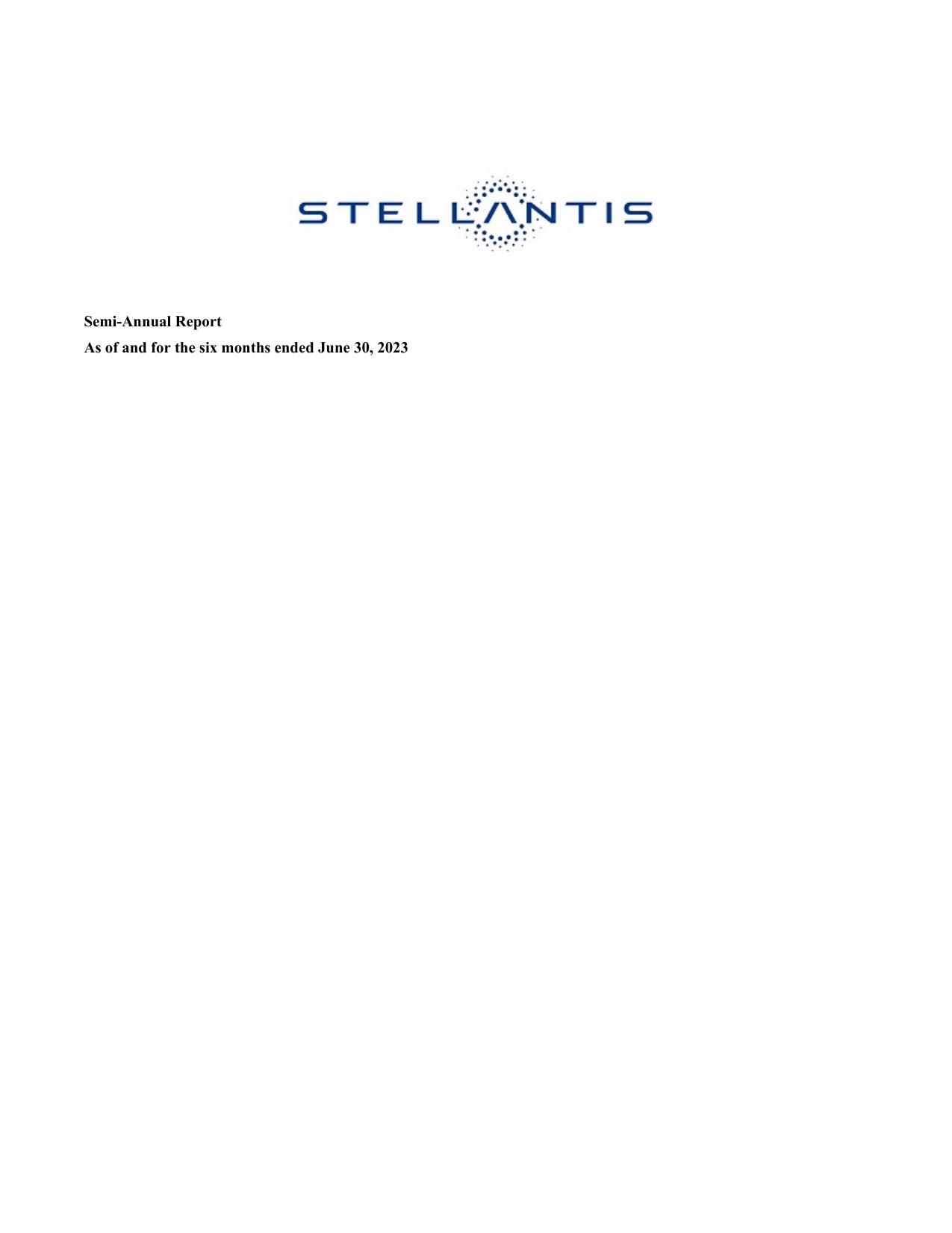 STELLANTIS 2023 Annual Report