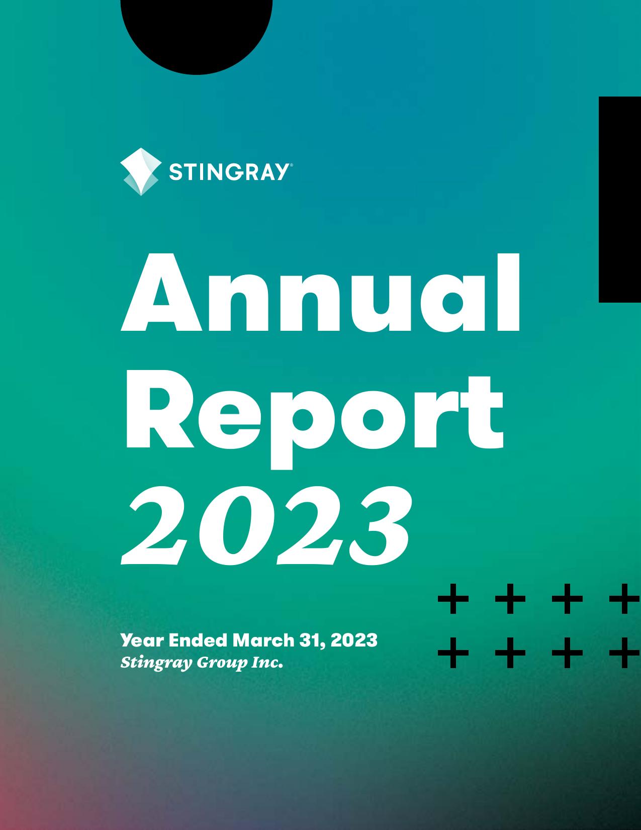 STINGRAY 2023 Annual Report