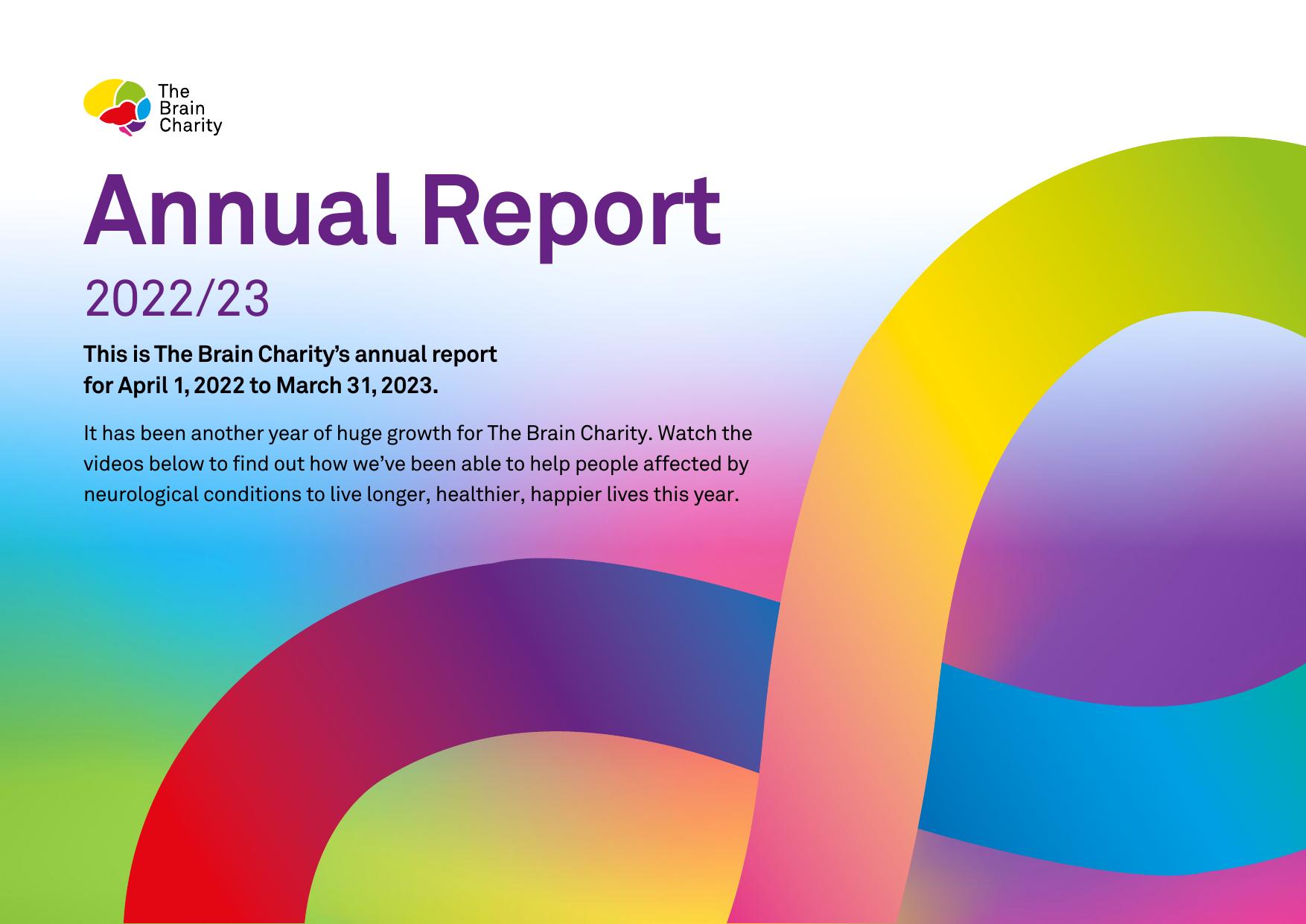 THEBRAINCHARITY.ORG.UK 2023 Annual Report