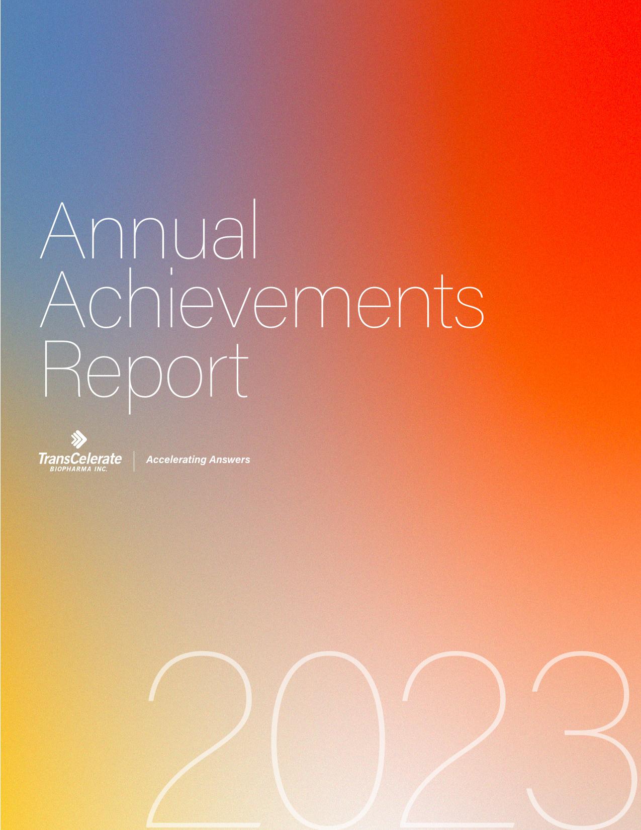 TRANSCELERATEBIOPHARMAINC 2024 Annual Report