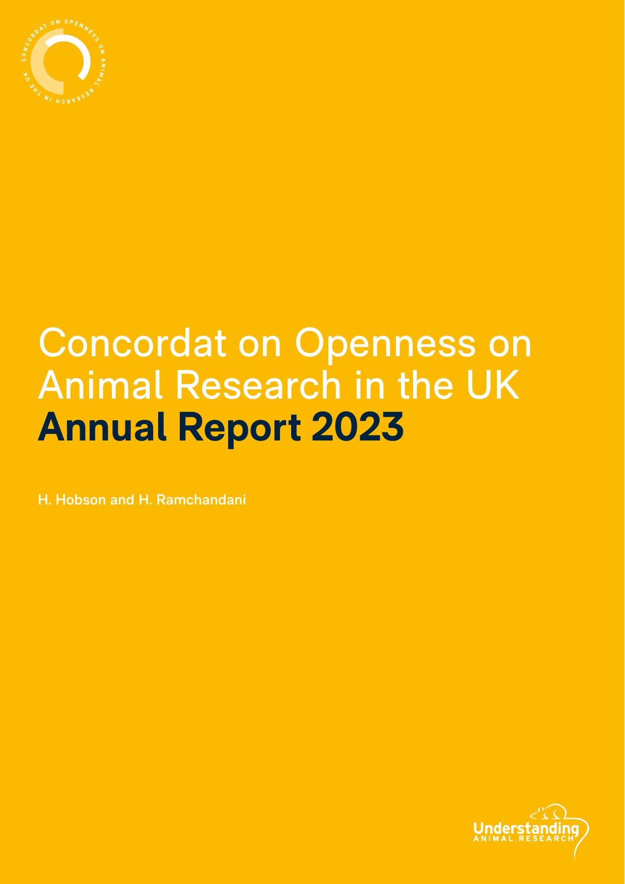 UNDERSTANDINGANIMALRESEARCH.ORG.UK 2023 Annual Report